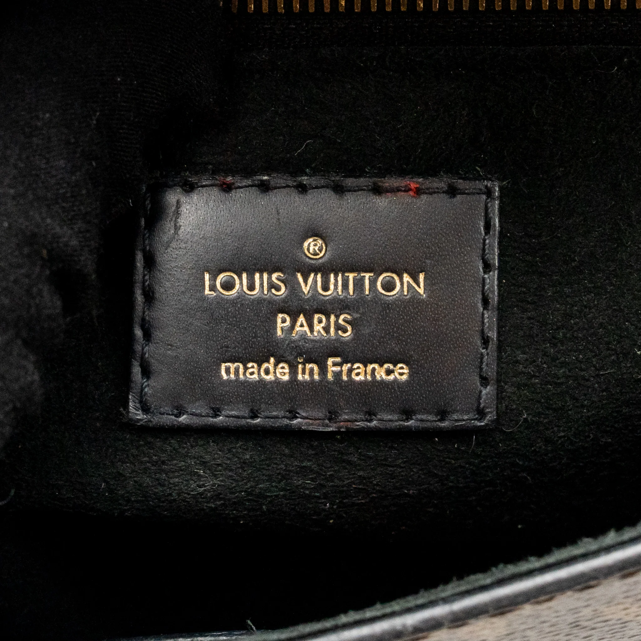 Louis Vuitton one handle MM monogram canvas/ leather black GHW - Image 17