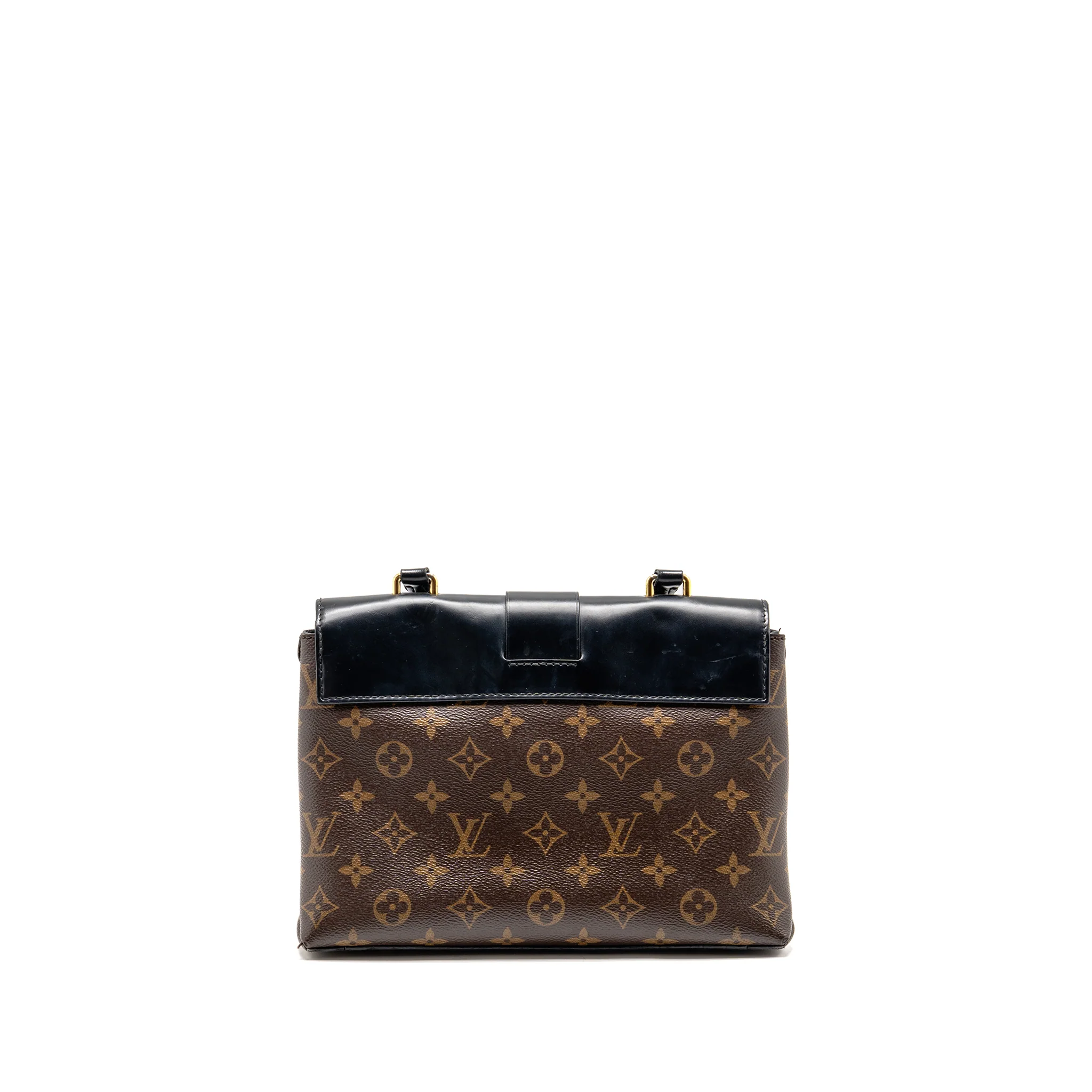 Louis Vuitton one handle MM monogram canvas/ leather black GHW - Image 2