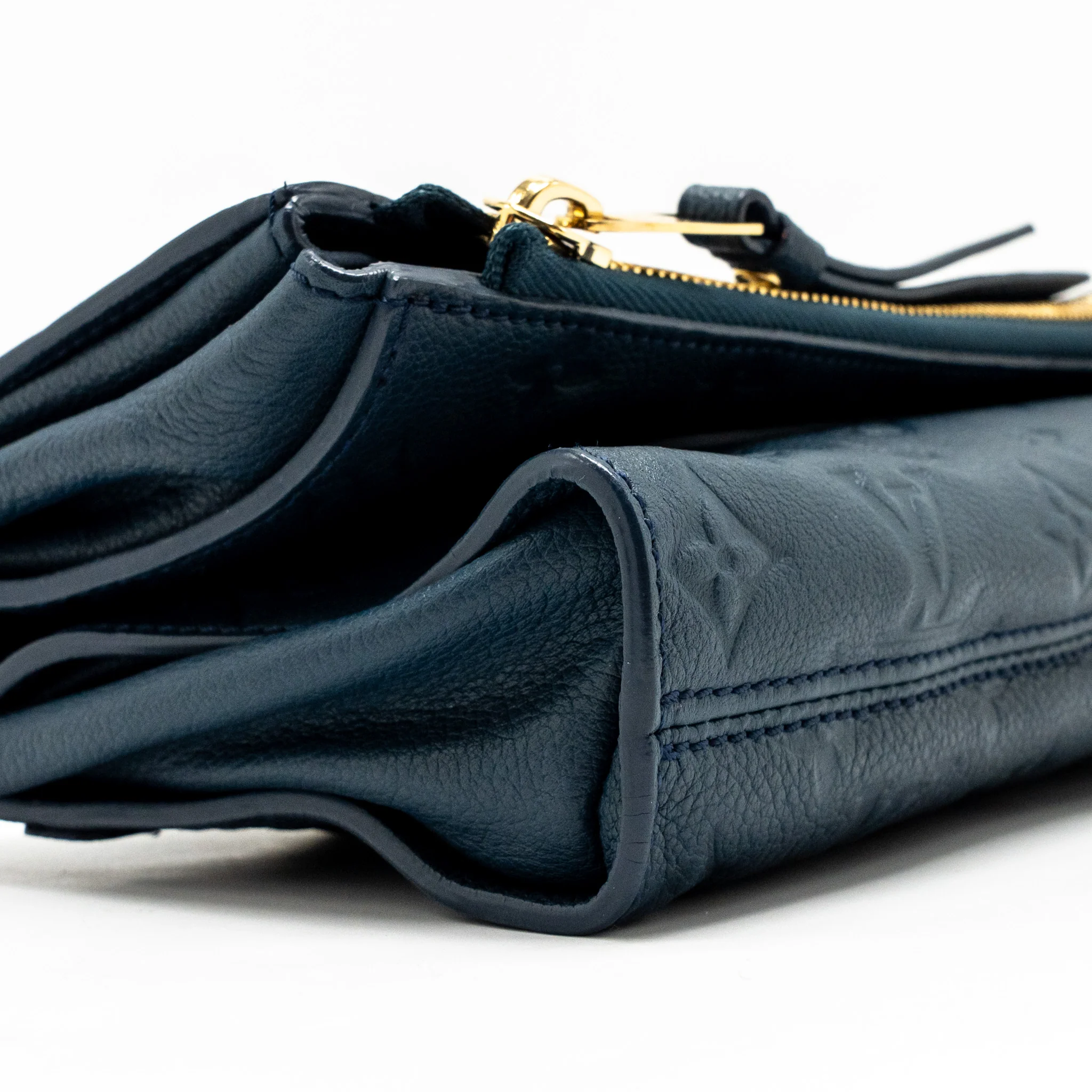 Louis Vuitton Petillante Clutch Monogram Empreinte Leather Dark Blue GHW - Image 6