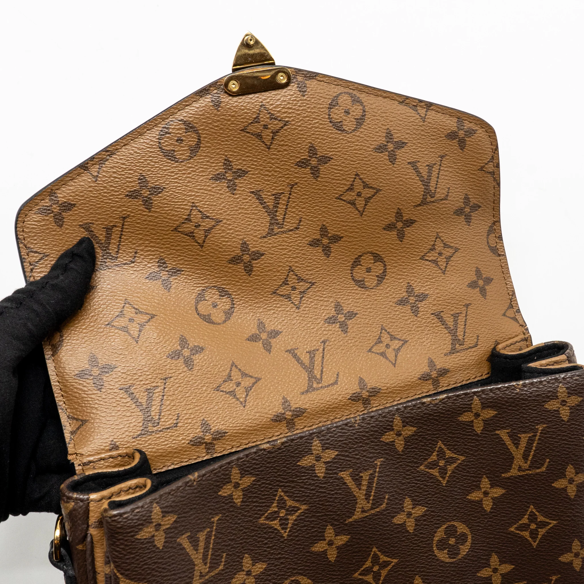 Louis Vuitton Pochette Metis Monogram Reverse Canvas GHW - Image 14