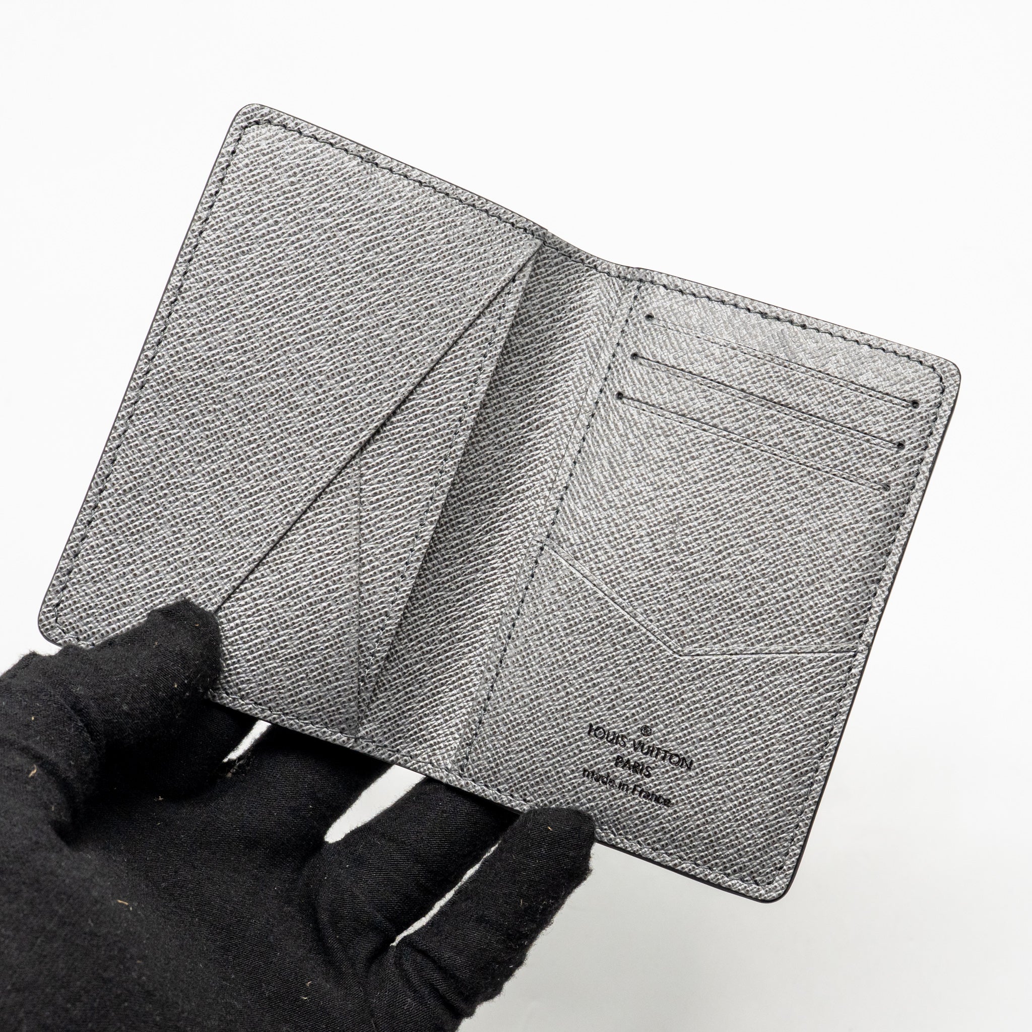 Louis Vuitton pocket organiser monogram Eclipse canvas silver - Image 6