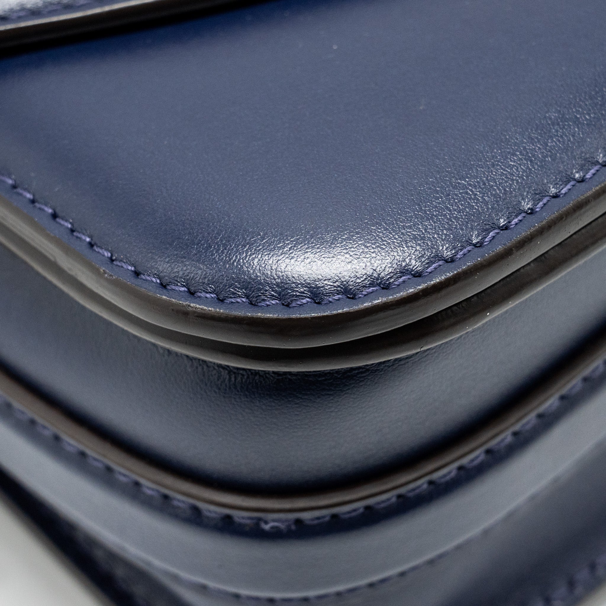 Louis Vuitton Pont 9 Calfskin Dark Blue GHW - Image 9