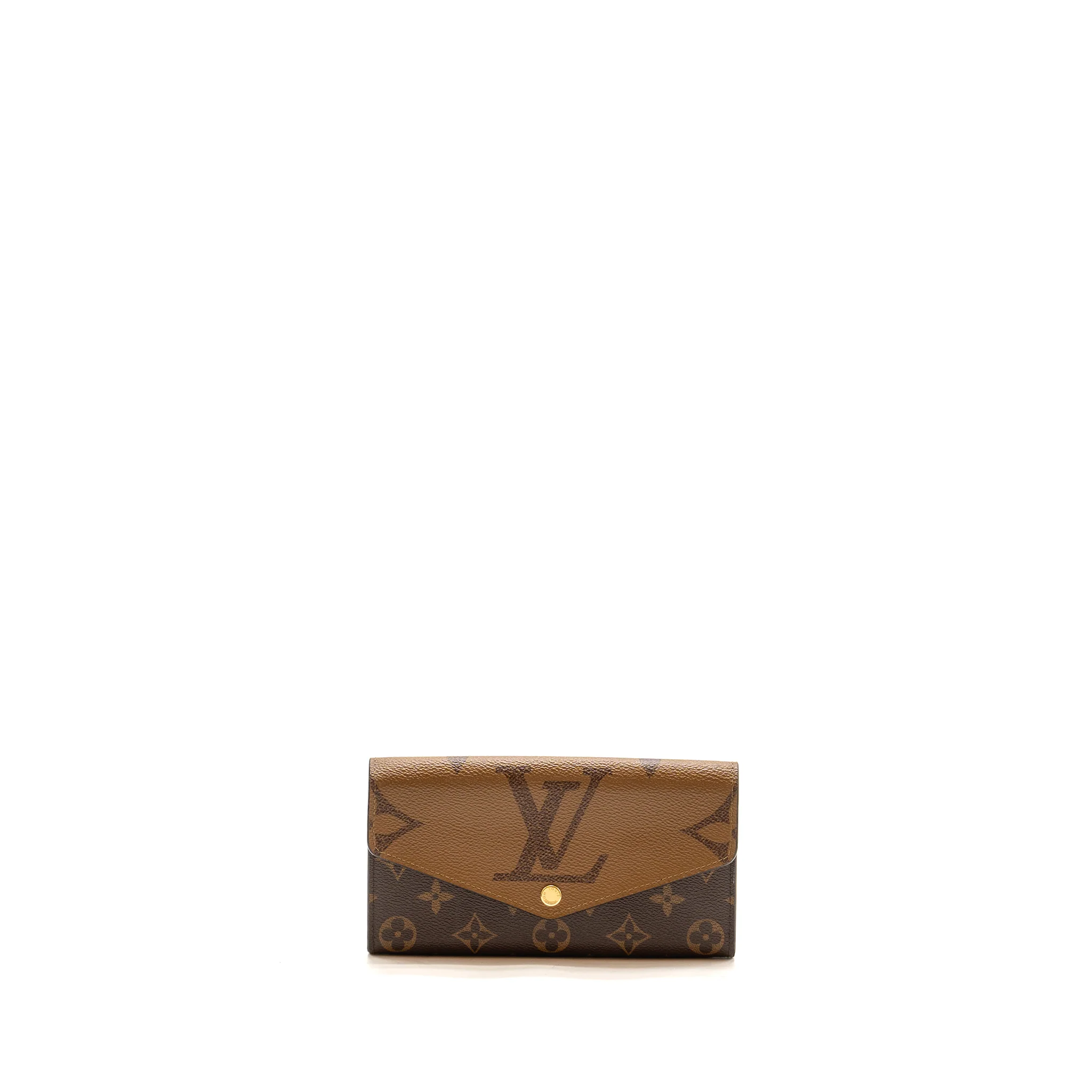 Louis Vuitton Sarah Wallet Monogram reverse coated Canvas GHW