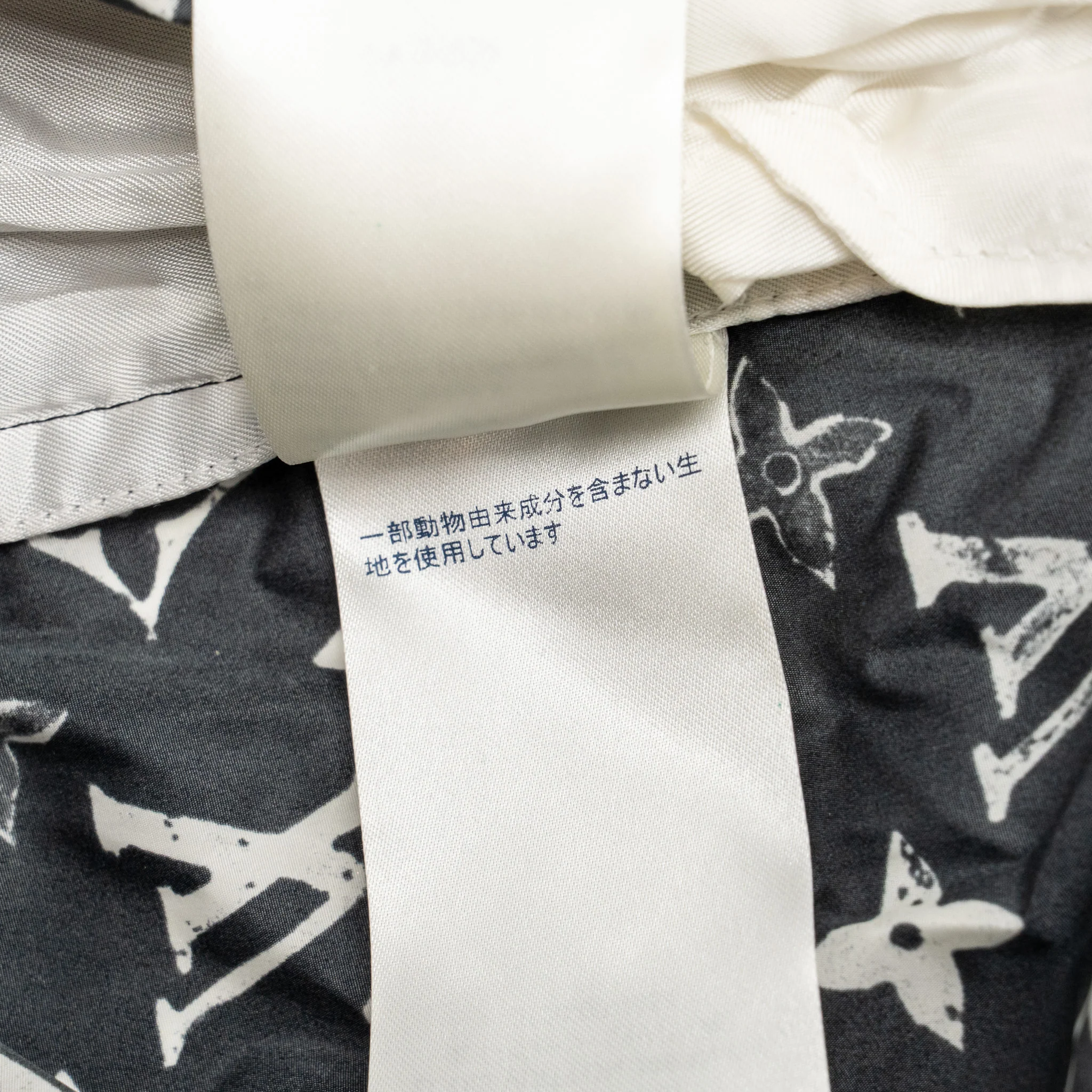 Louis Vuitton size 34 stencil-effect Monogram jogging pants Black/White Polyamide - Image 12