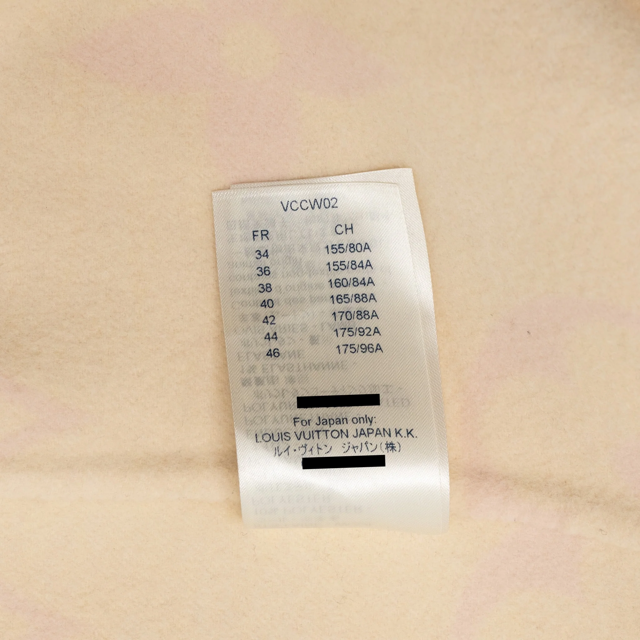 Louis Vuitton Size 36 Sleeveless Hooded Zip Up Coat Wool Cream Beige - Image 8