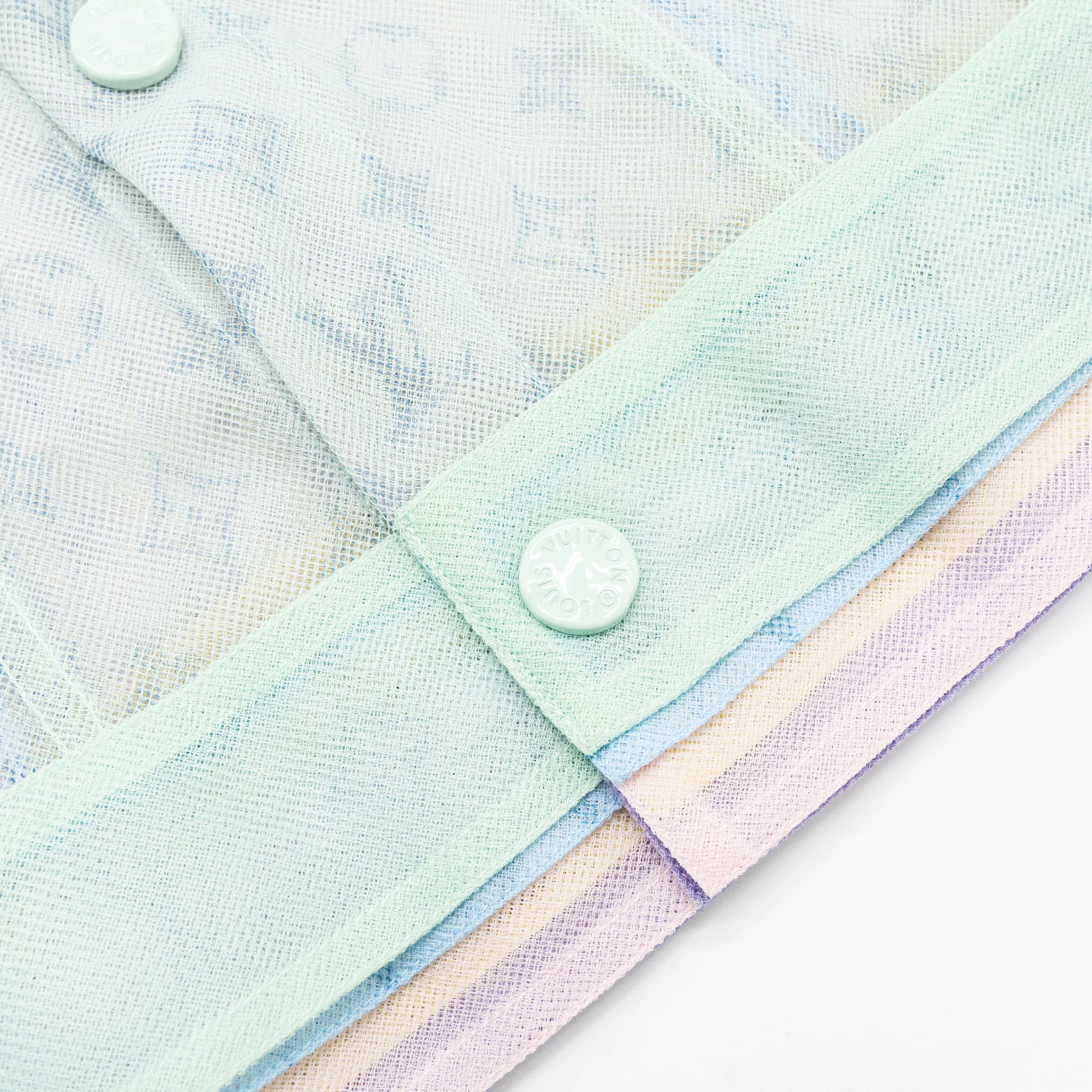 Louis Vuitton size 46 polyamide jacket multicolor green / blue/ pink/ yellow/ purple - Image 6