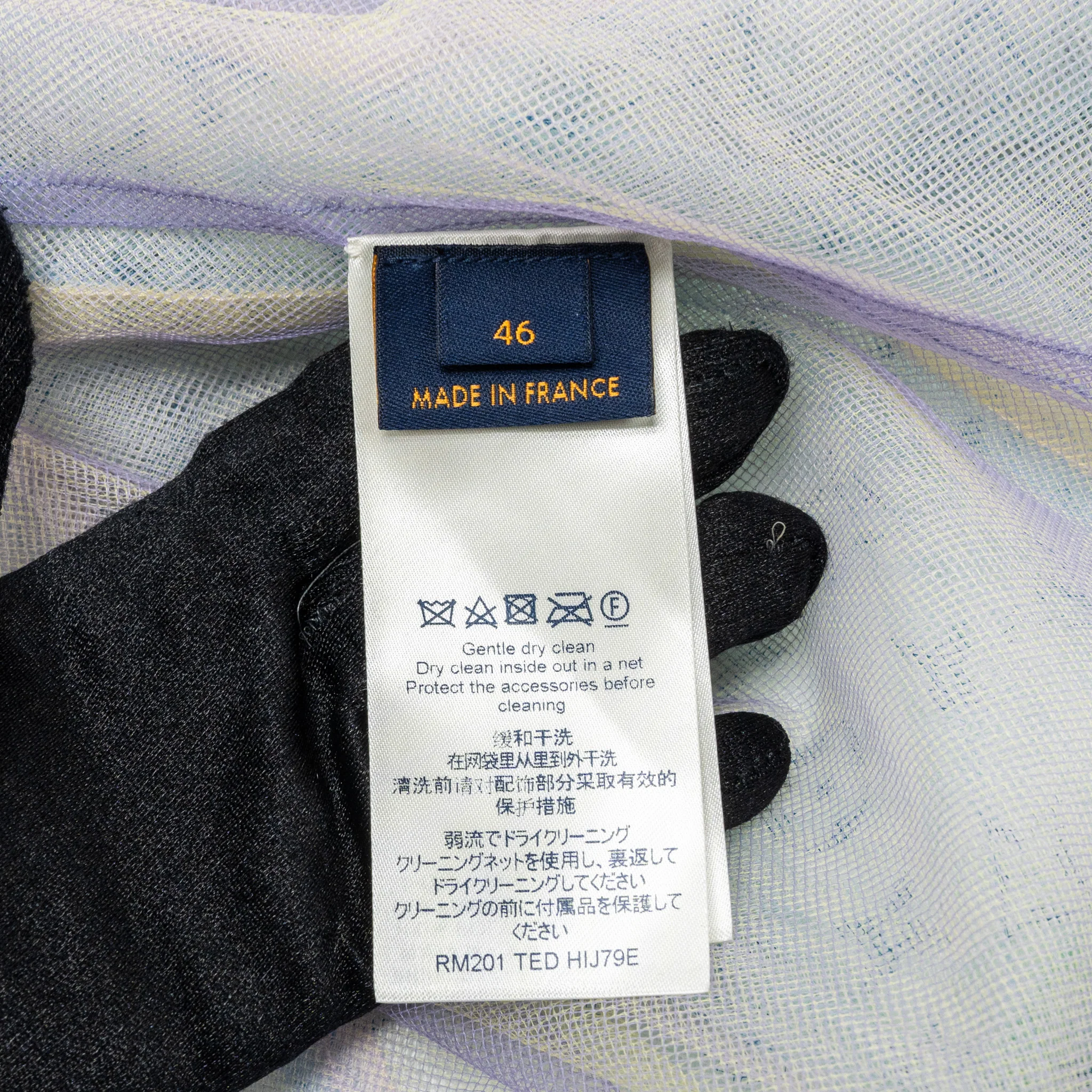 Louis Vuitton size 46 polyamide jacket multicolor green / blue/ pink/ yellow/ purple - Image 7