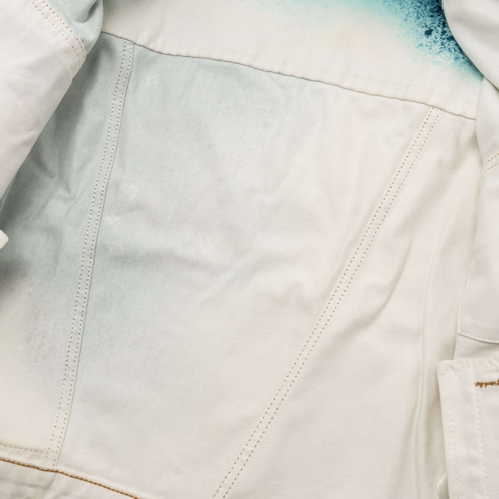 Louis Vuitton Size 48 Spray Denim Jacket Cotton Multicolour - Image 6