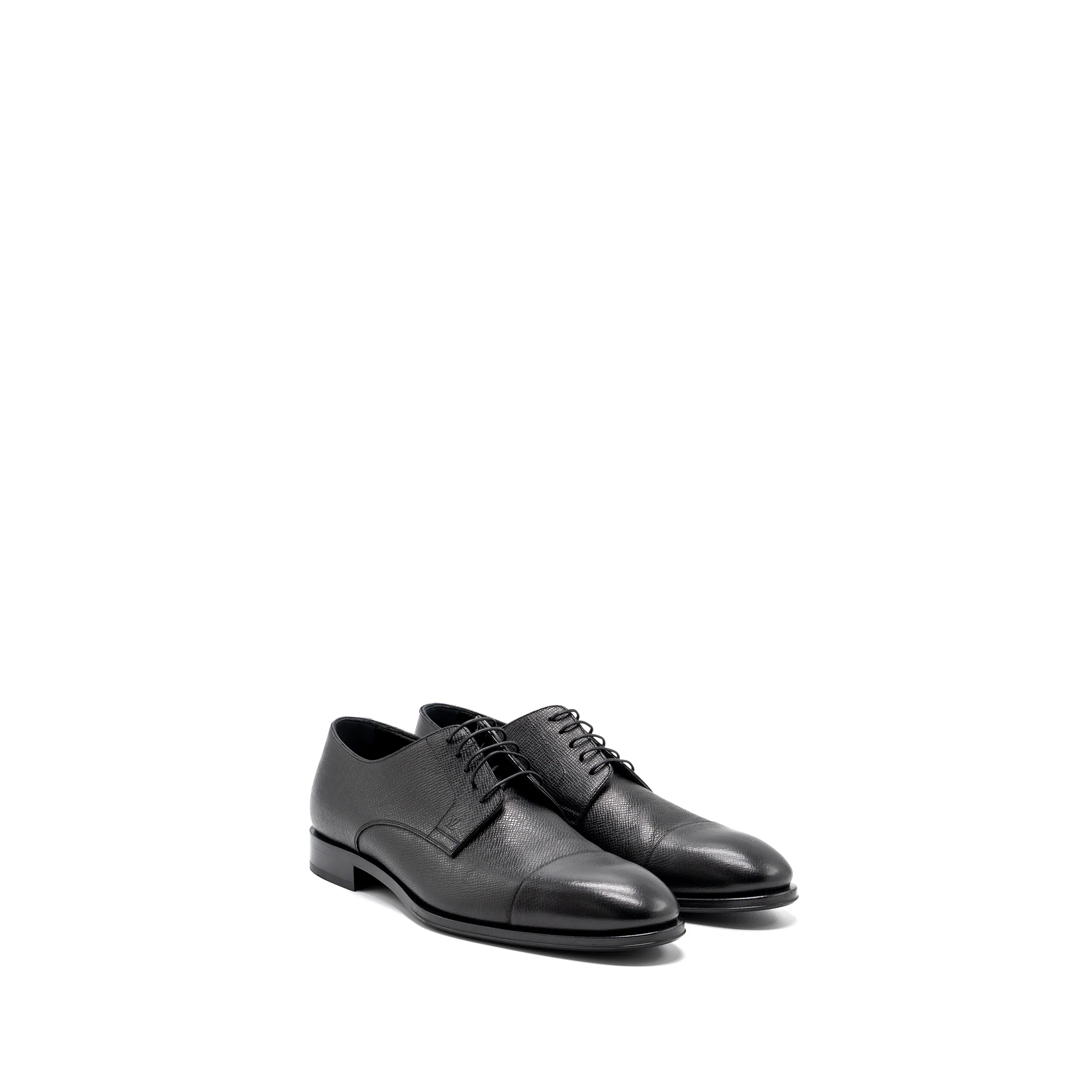 Louis Vuitton size 7.5 Derby Calfskin Black