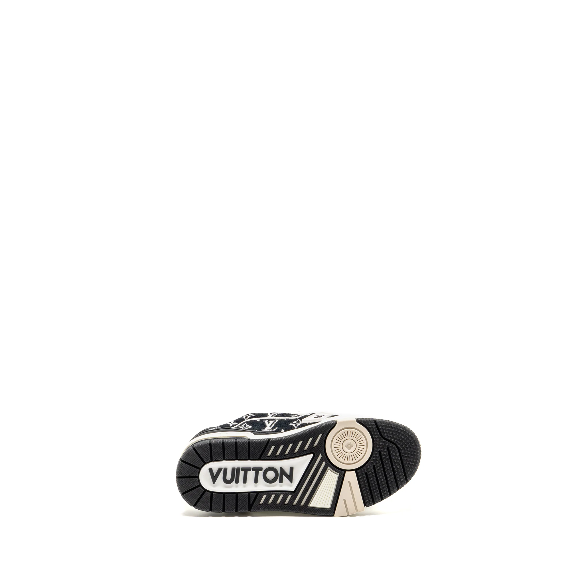 Louis Vuitton size 1.5 trainer sneakers black / white - Image 6