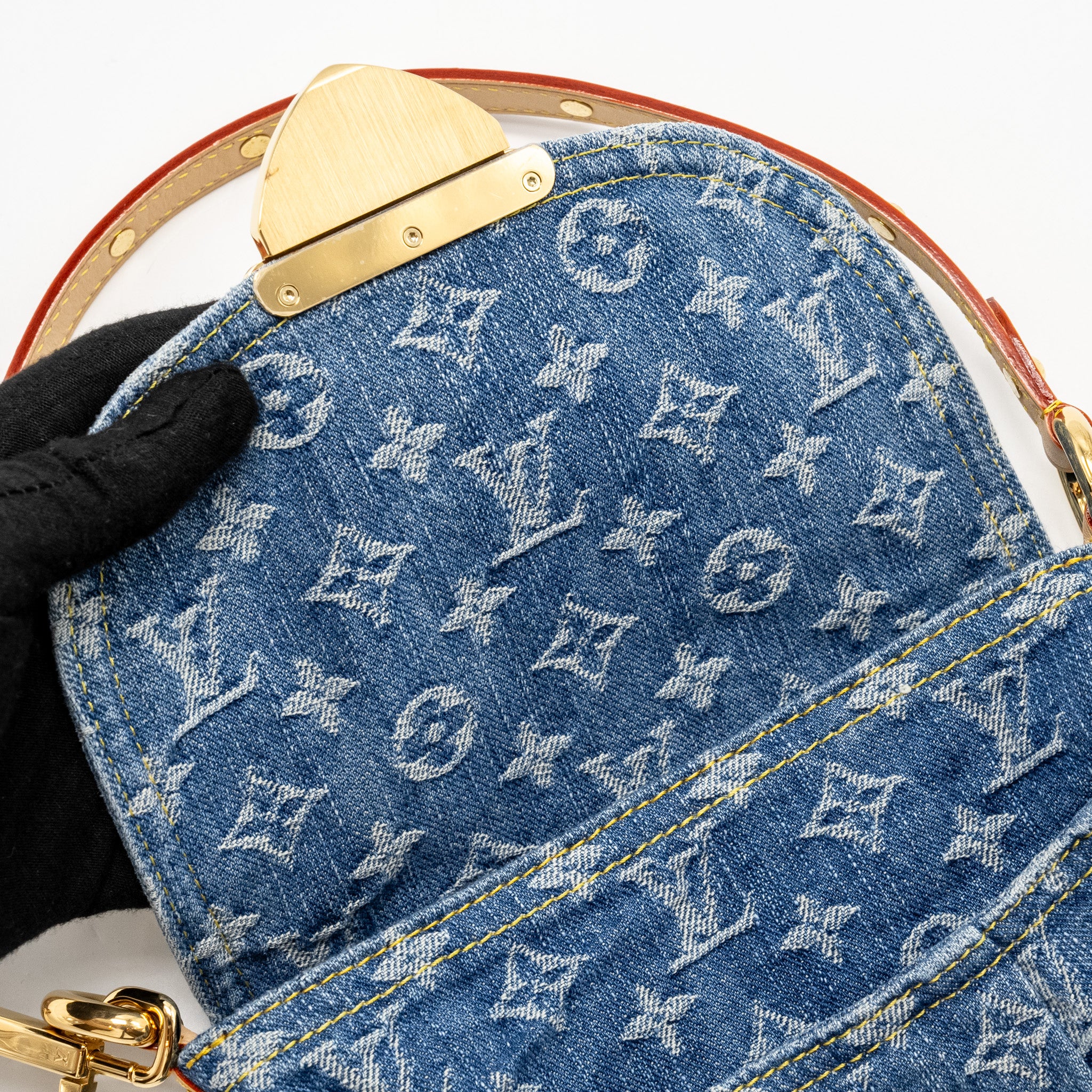Louis Vuitton Sunset Monogram Denim Remix Light Blue Limited Edition GHW - Image 14