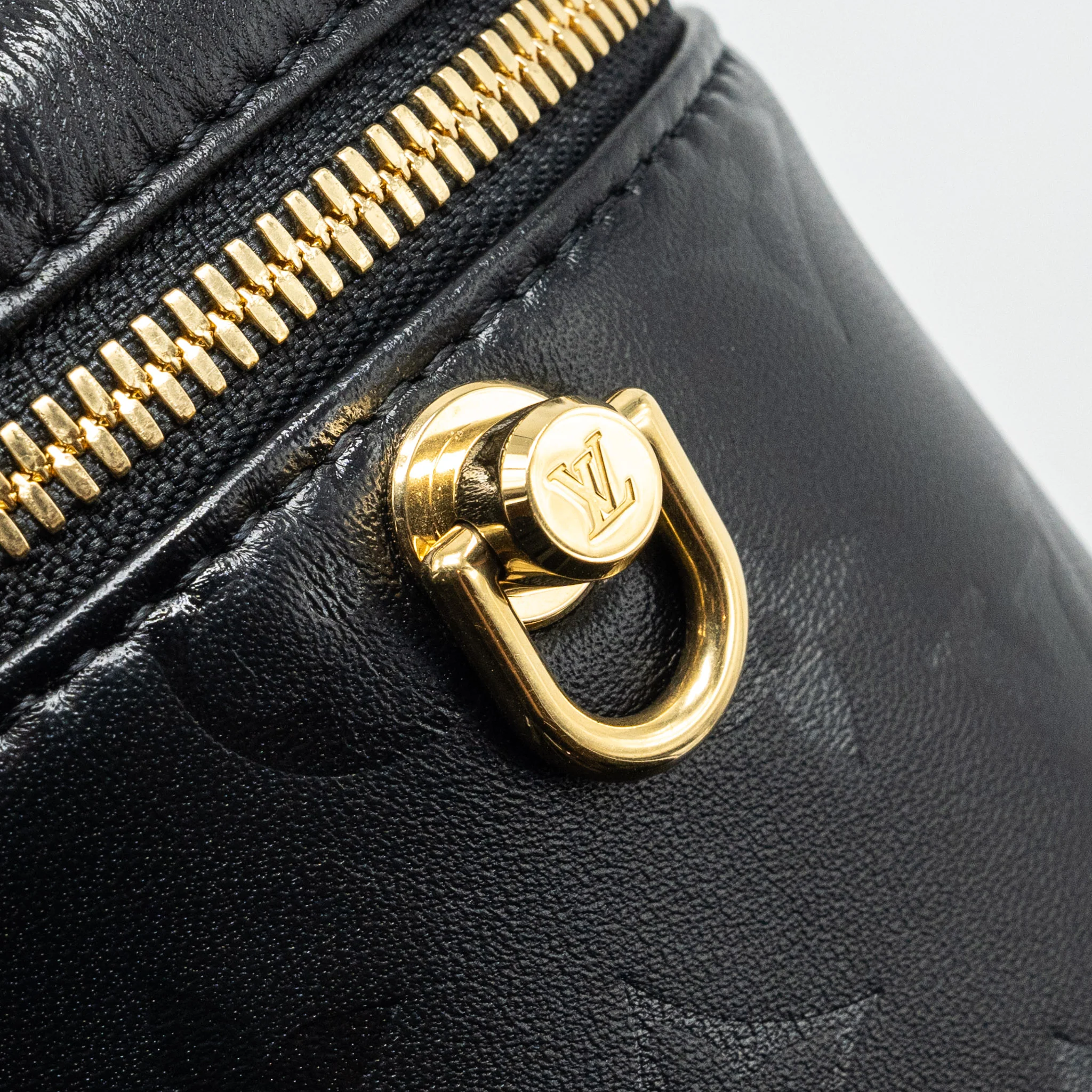 Louis Vuitton vanity case pm monogram lambskin black GHW - Image 11