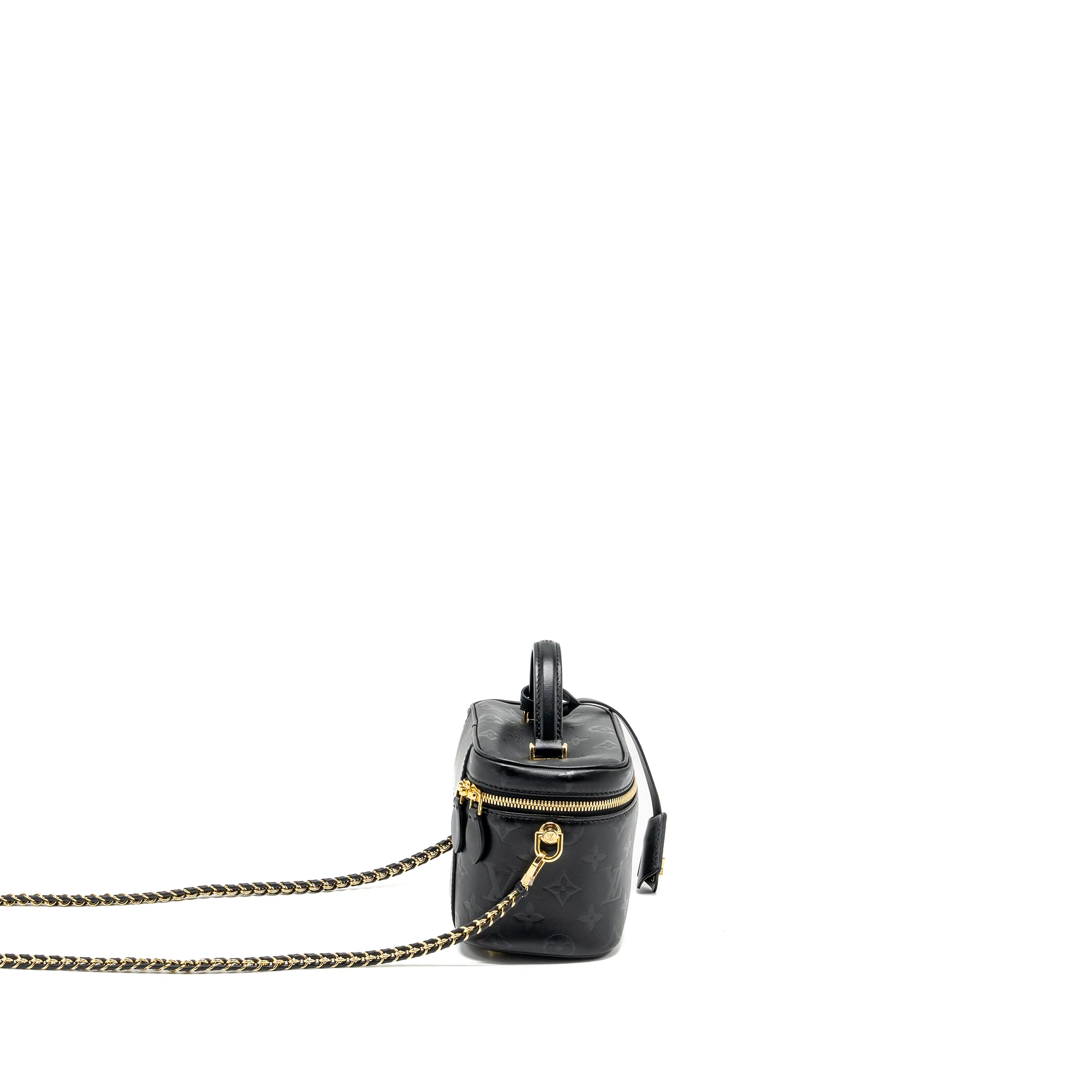 Louis Vuitton vanity case pm monogram lambskin black GHW - Image 3
