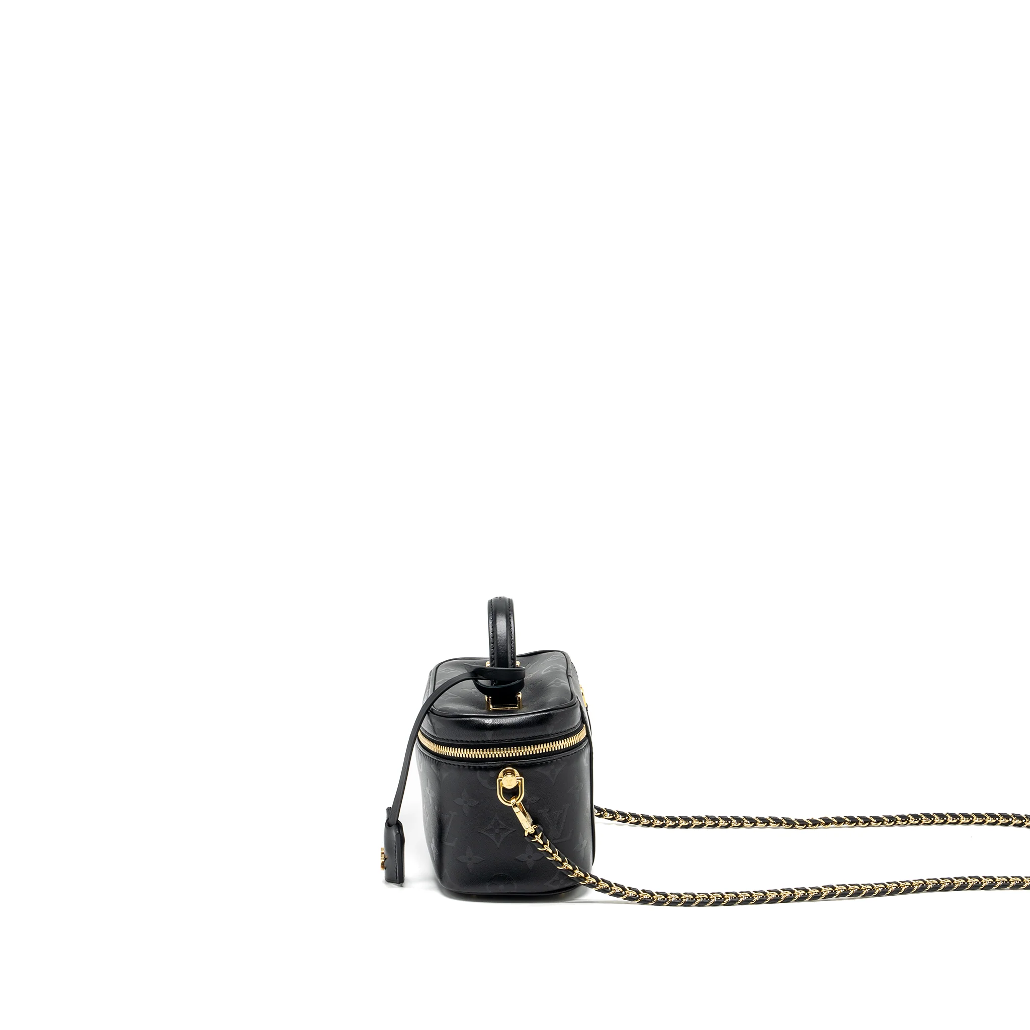 Louis Vuitton vanity case pm monogram lambskin black GHW - Image 4