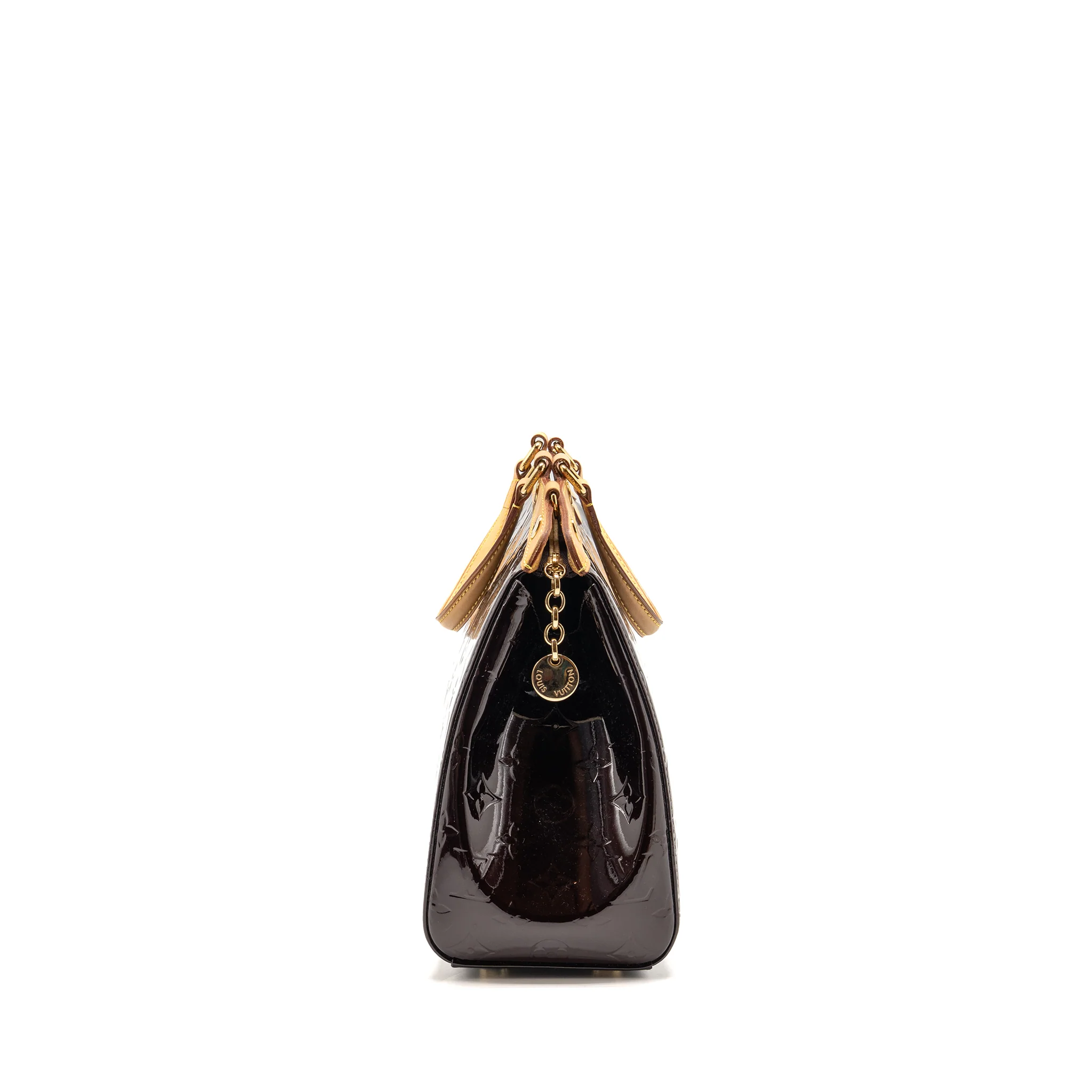 Louis Vuitton Vernis Brea MM Bag Monogram Patent Amarante GHW - Image 3