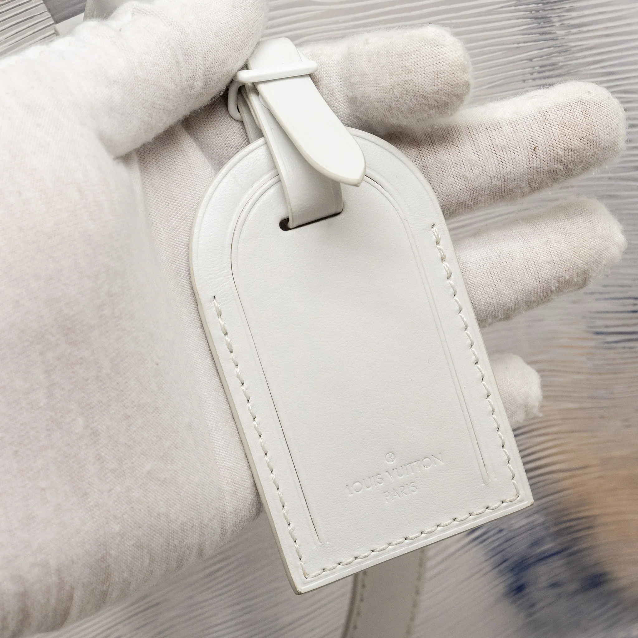 Louis Vuitton wavy Keepall 50 Epi Plage white - Image 13