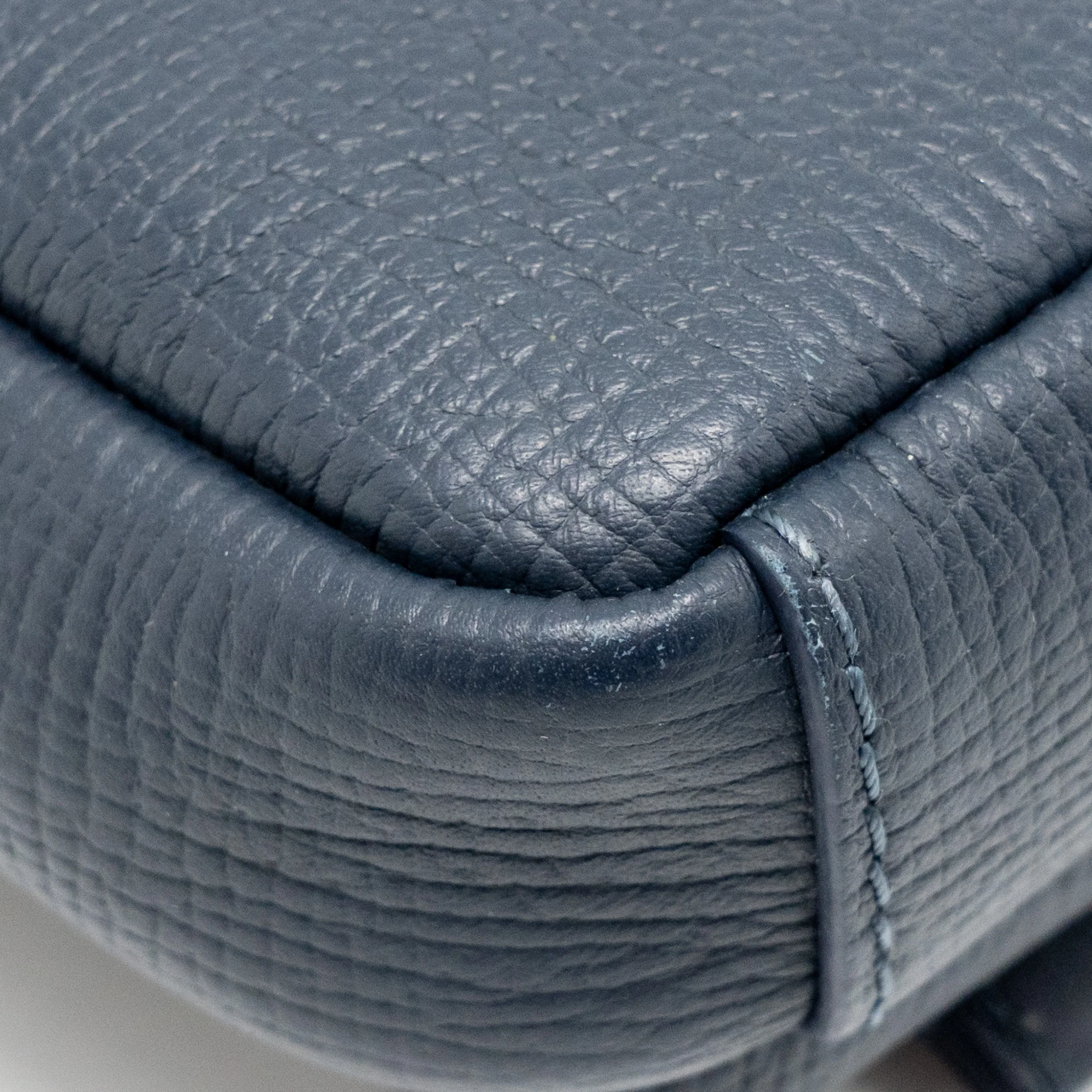 Louis Vuitton x Nigo Flat Double Phone Pouch Denim/Calfskin Blue GHW - Image 11