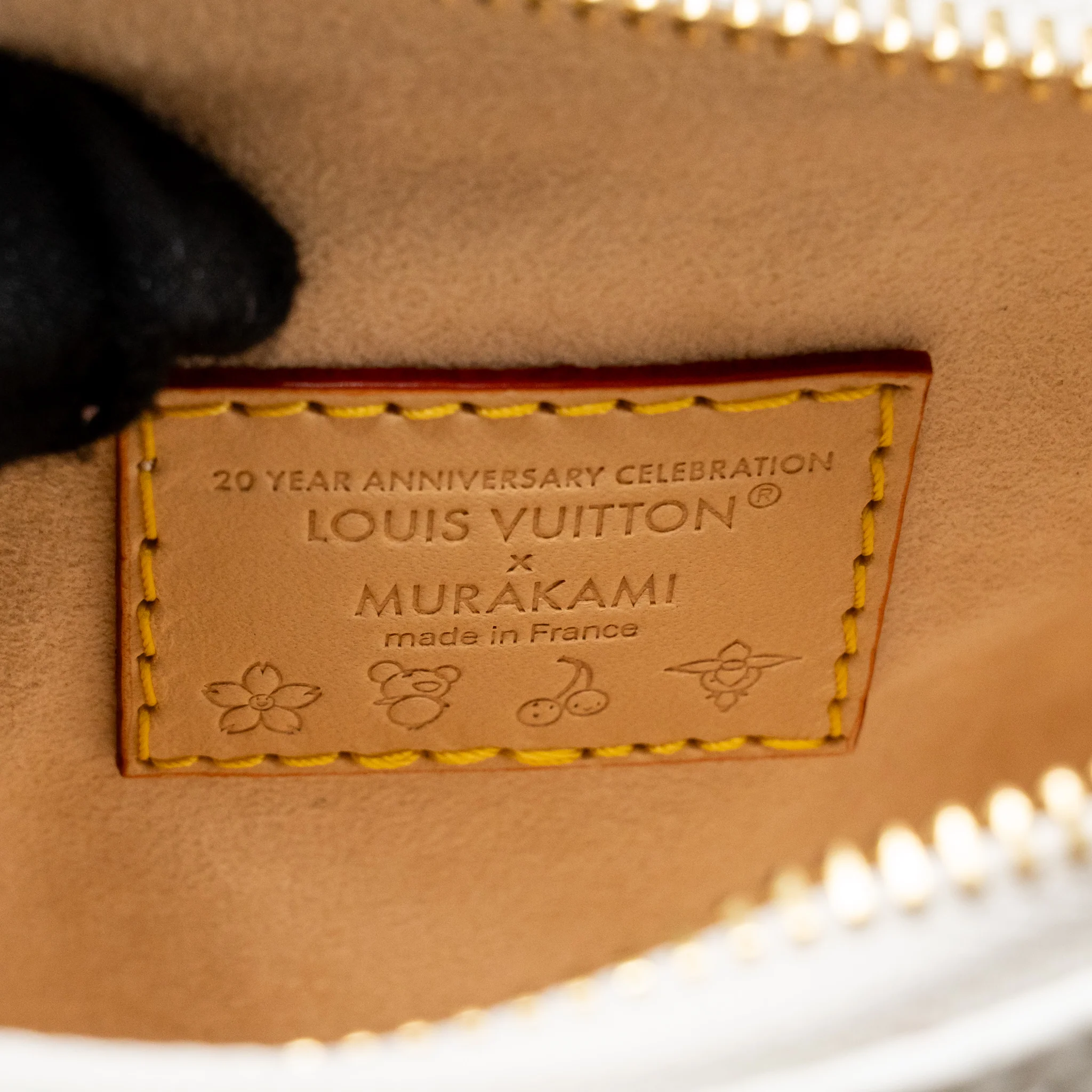 Louis Vuitton x Takashi Murakami Nano Speedy Multicoloured Monogram Canvas White GHW - Image 13