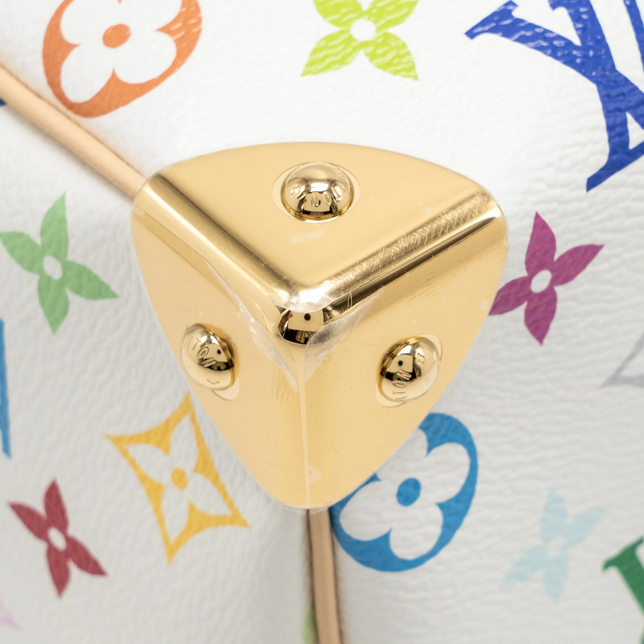 LOUIS VUITTON x Takashi Murakami SPEEDY BANDOULIÈRE 25 MONOGRAM CANVAS WHITE/ MULTICOLOUR GHW - Image 9