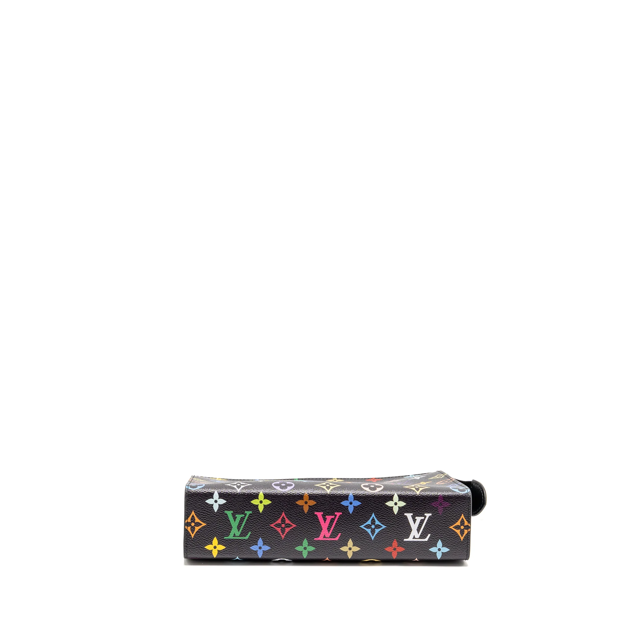 Louis Vuitton X Takashi Murakami Toiletry Pouch Monogram Canvas/Leather Black/Multicolour SHW - Image 5