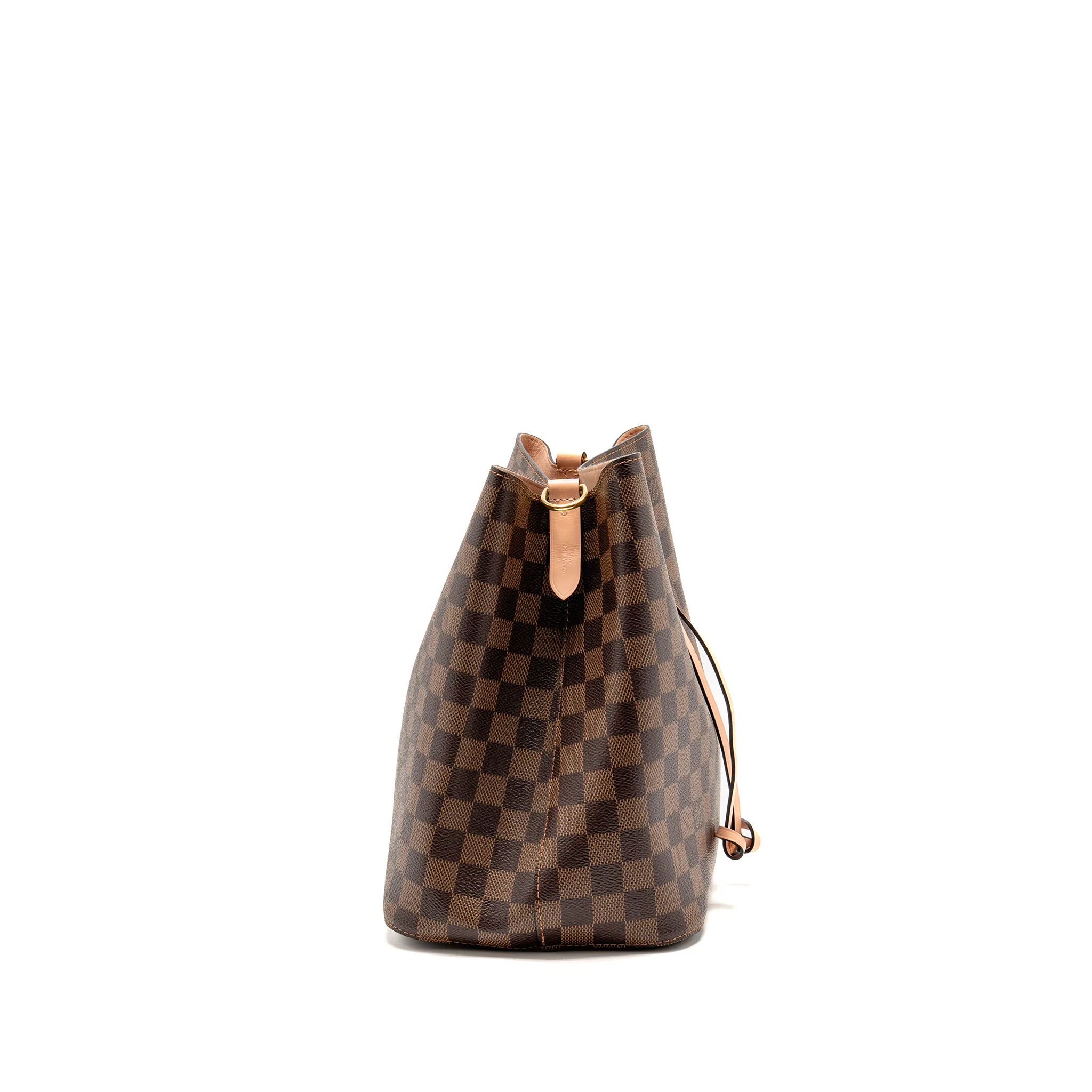 Louis Vuitton NeoNoe MM Damier Ebene Canvas Pink GHW - Image 3