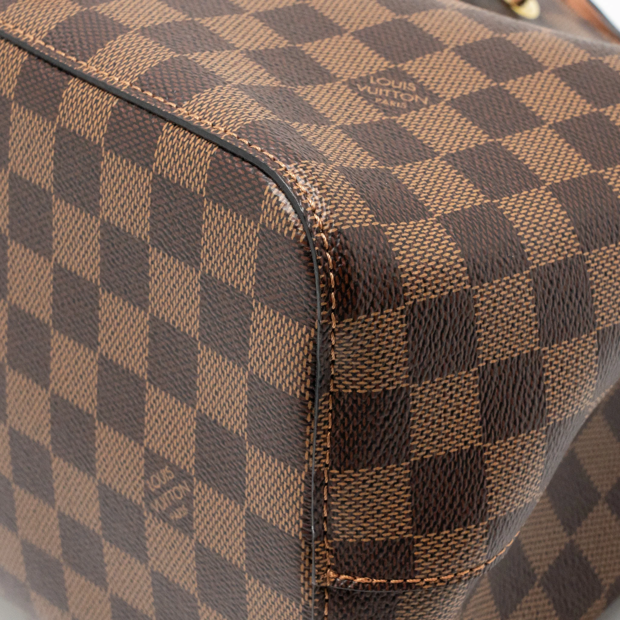 Louis Vuitton NeoNoe MM Damier Ebene Canvas Pink GHW - Image 8