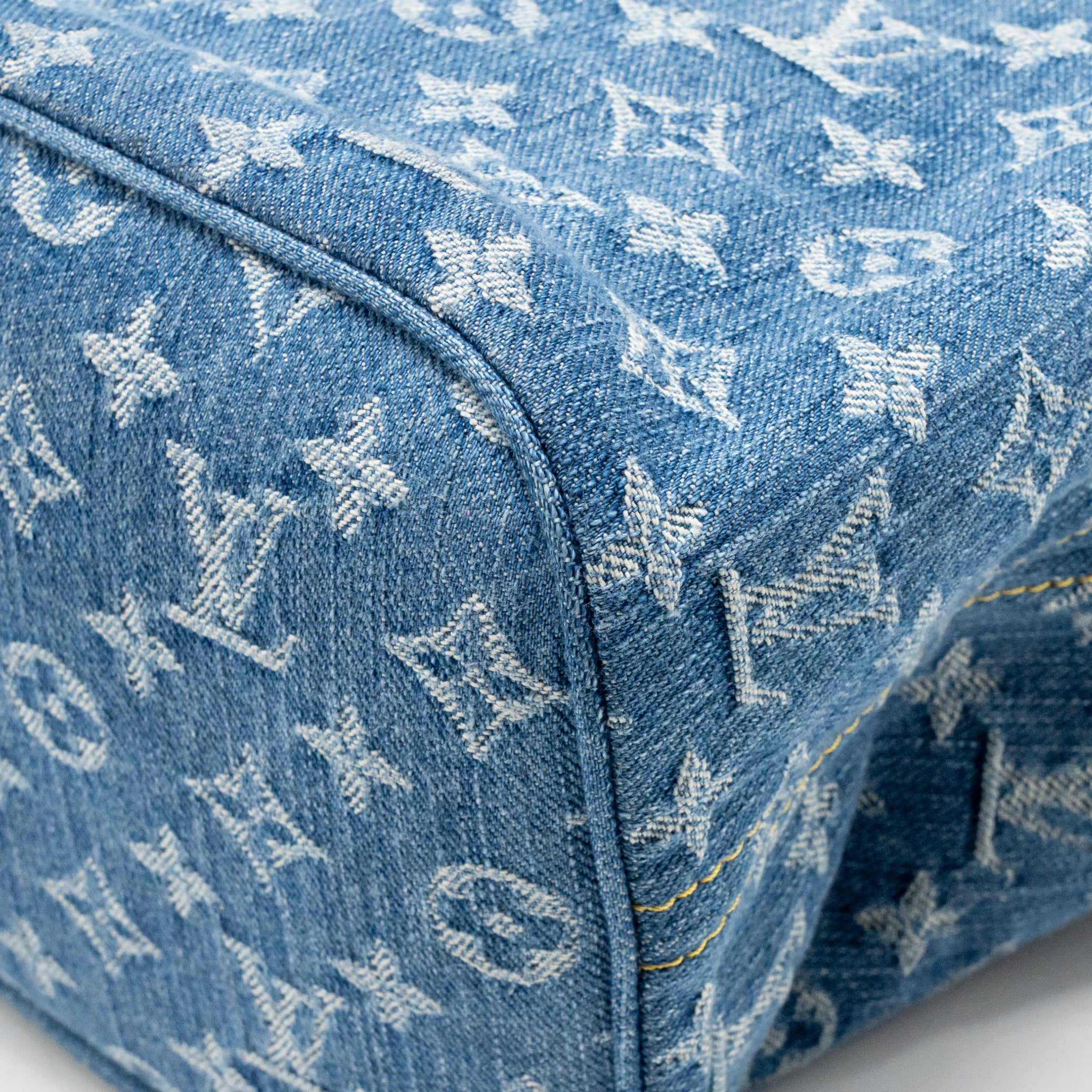 Louis Vuitton neverfull mm denim blue GHW - Image 8