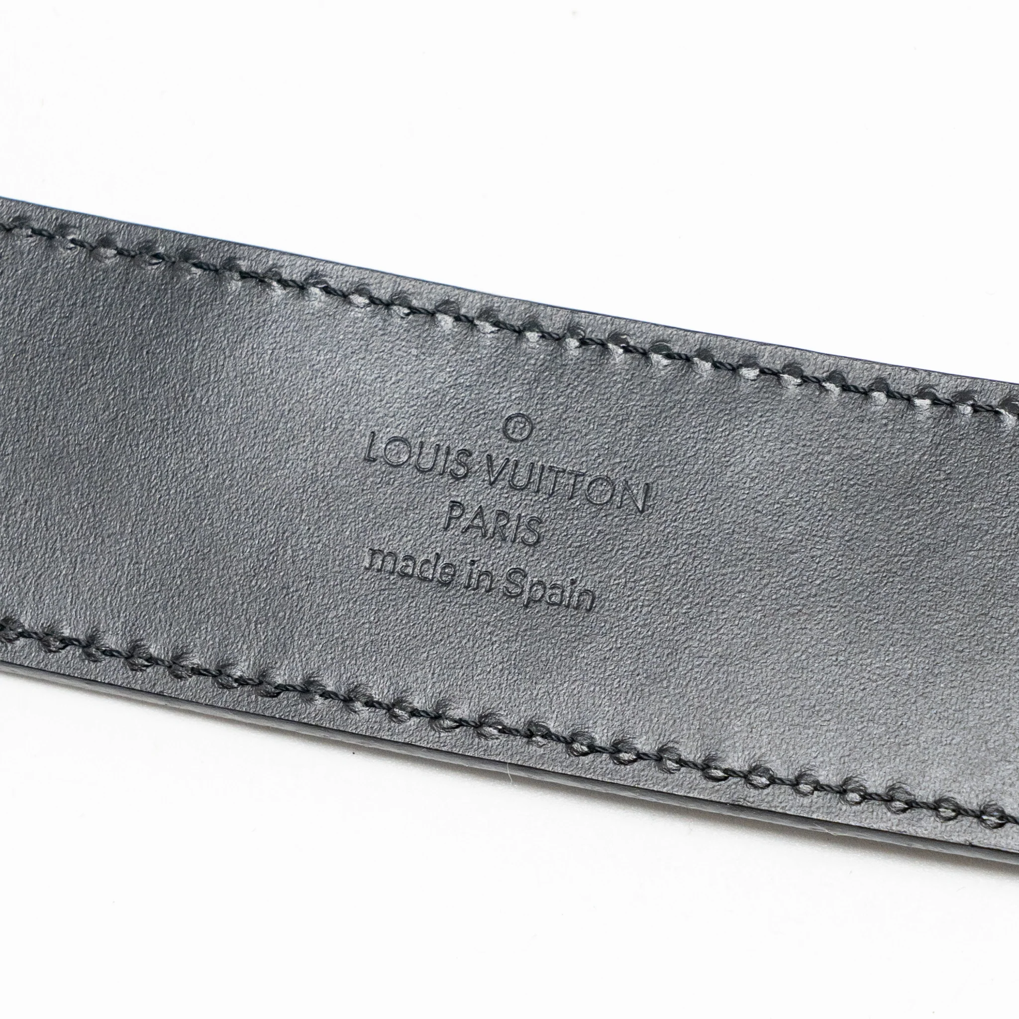 Louis Vuitton Size 95 35mm Belt Leather SO Black - Image 5