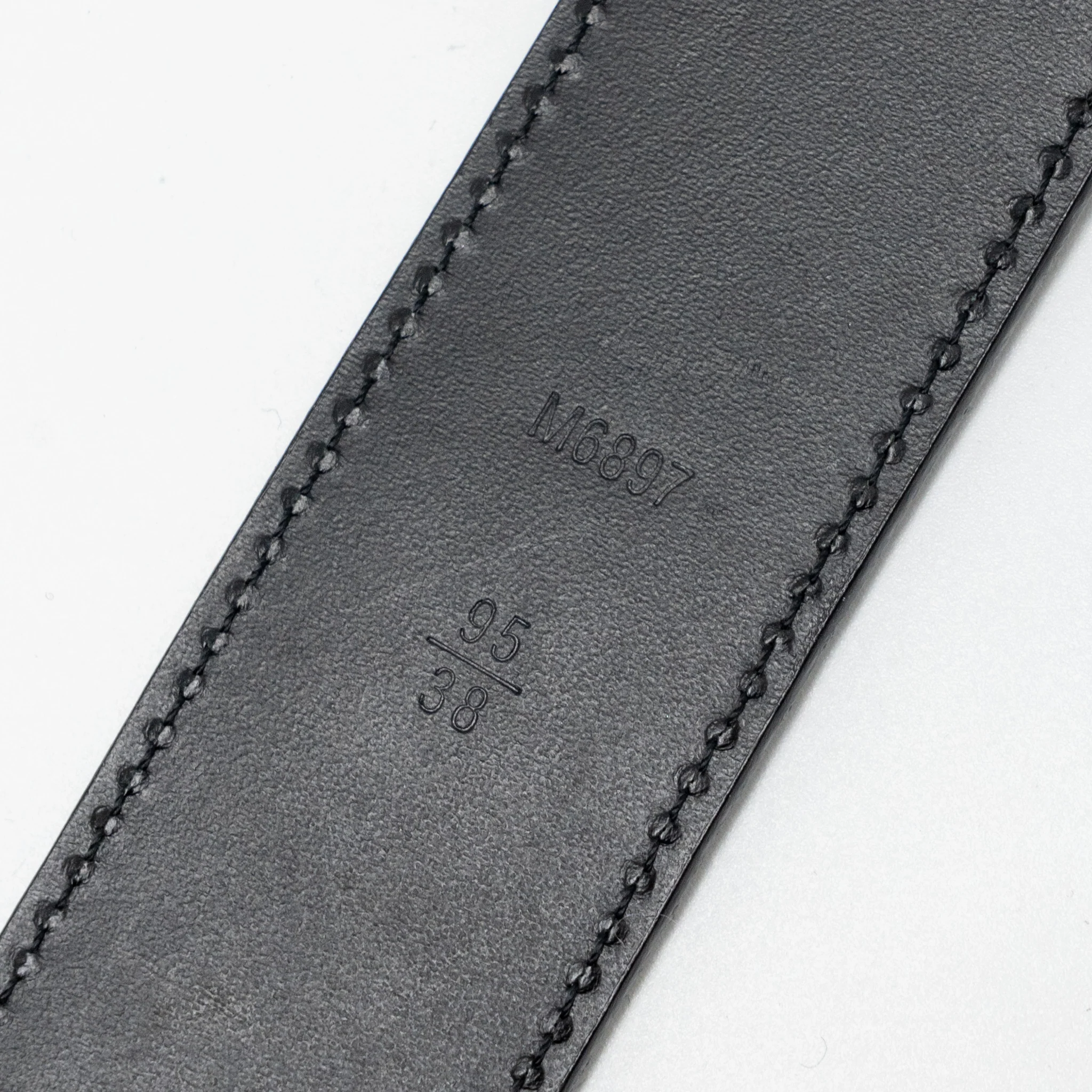 Louis Vuitton Size 95 35mm Belt Leather SO Black - Image 6