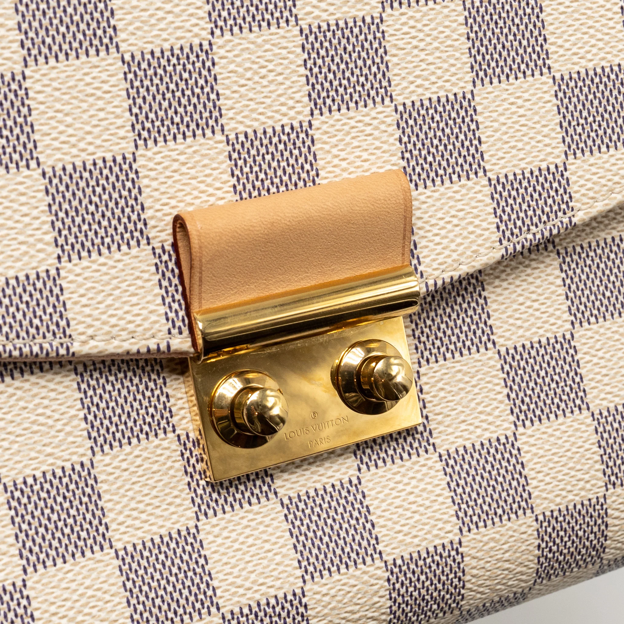 Louis Vuitton Croisette Damier Azur Canvas GHW - Image 11