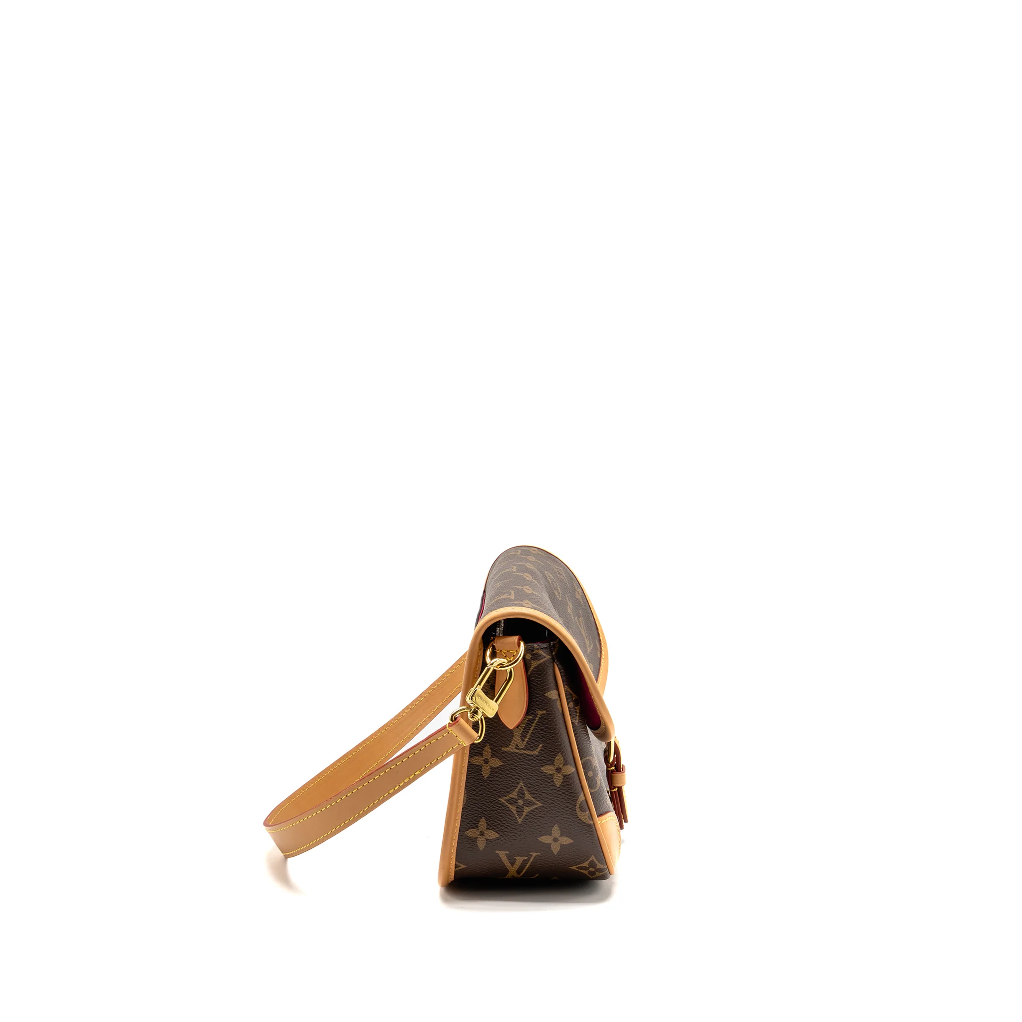 Louis Vuitton Diane bag monogram canvas pink strap GHW - Image 3