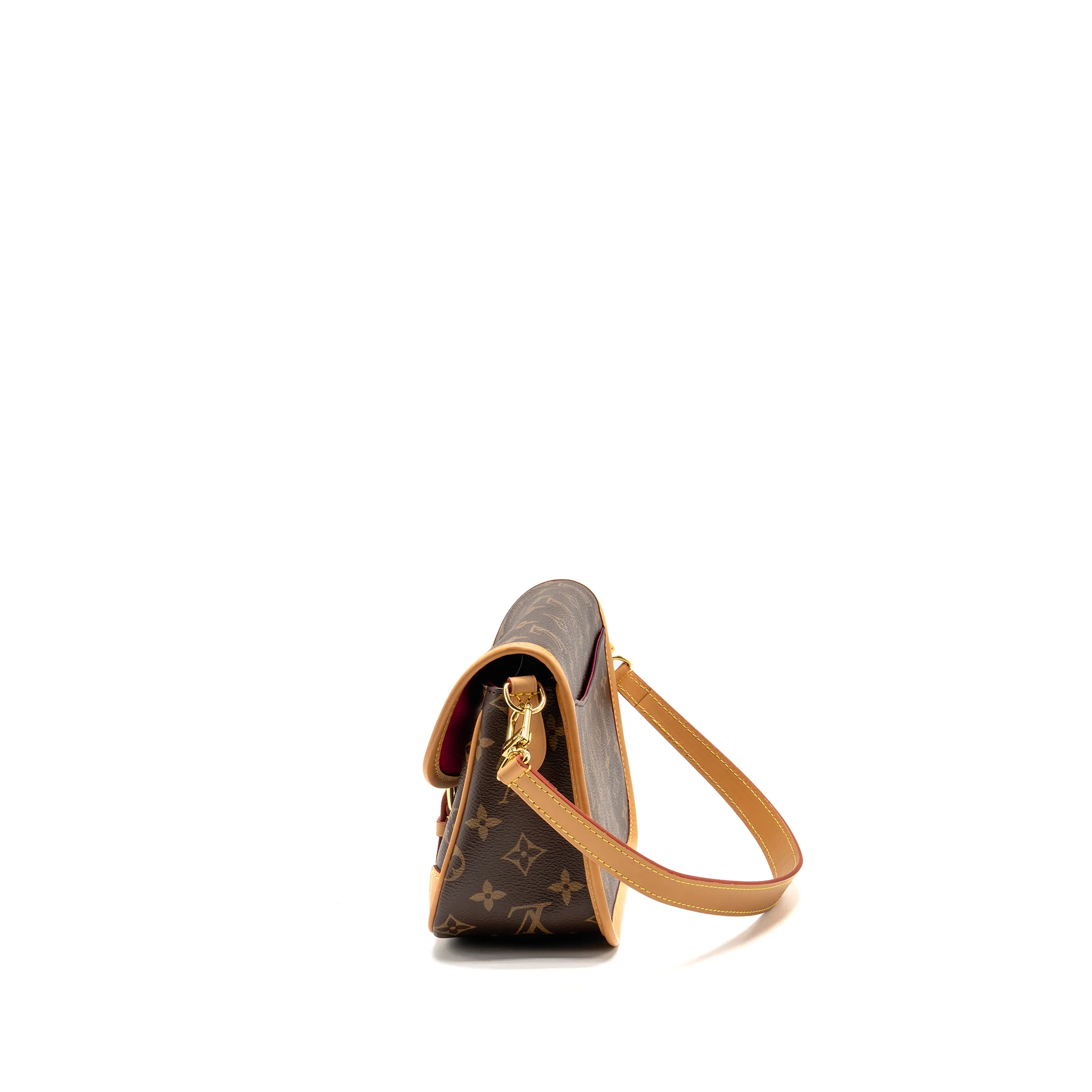 Louis Vuitton Diane bag monogram canvas pink strap GHW - Image 4