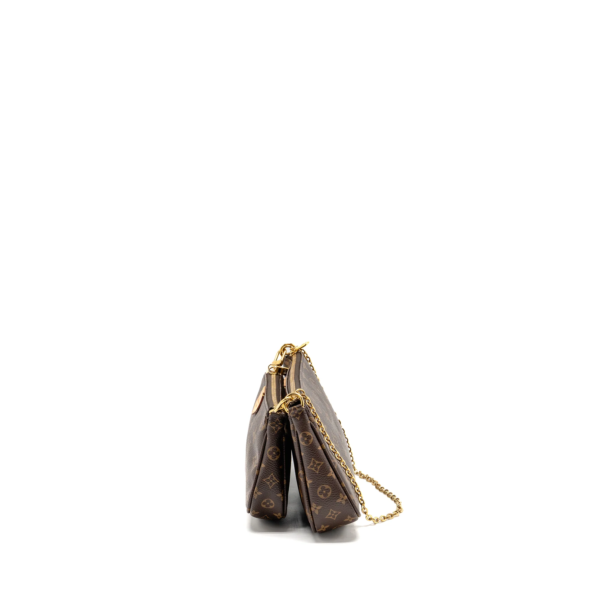 Louis Vuitton Multi Pochette Accessoires Monogram Canvas Khaki GHW - Image 4