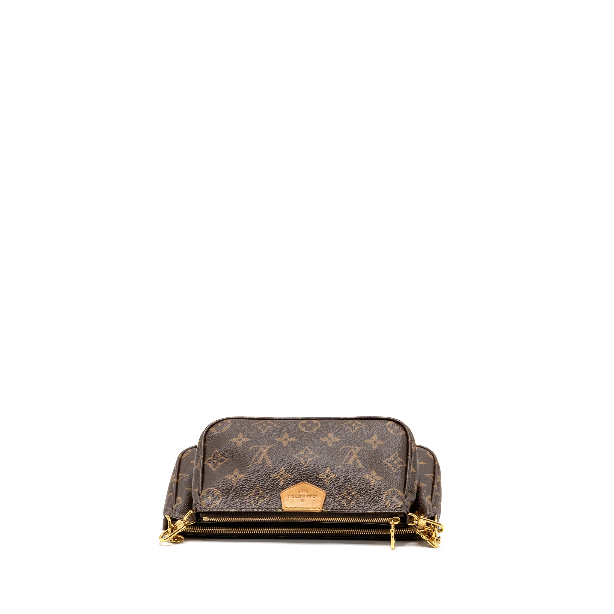 Louis Vuitton Multi Pochette Accessoires Monogram Canvas Khaki GHW - Image 5