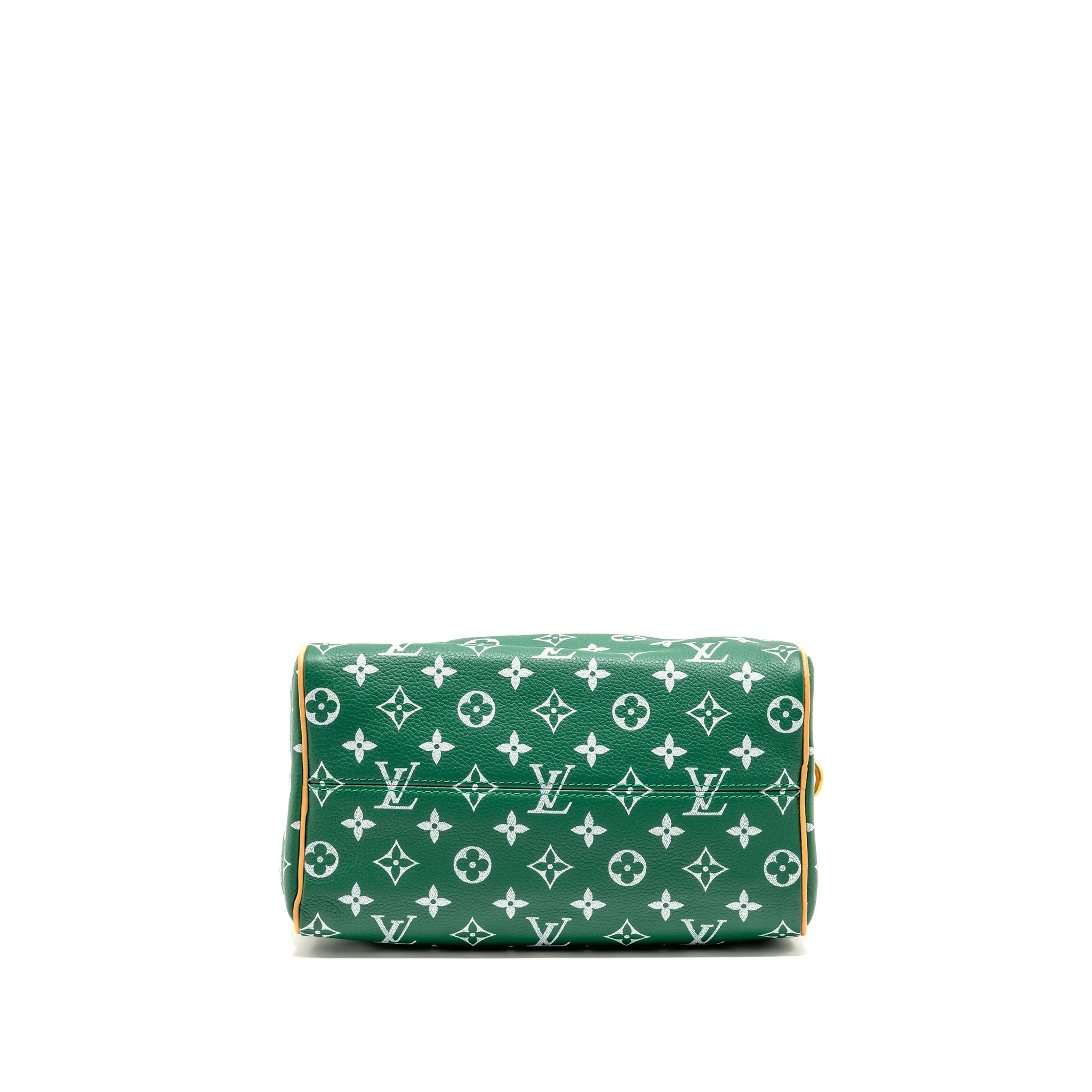 Louis Vuitton Speedy P9 Bandouliere 25 Soft Calfskin Green GHW - Image 6