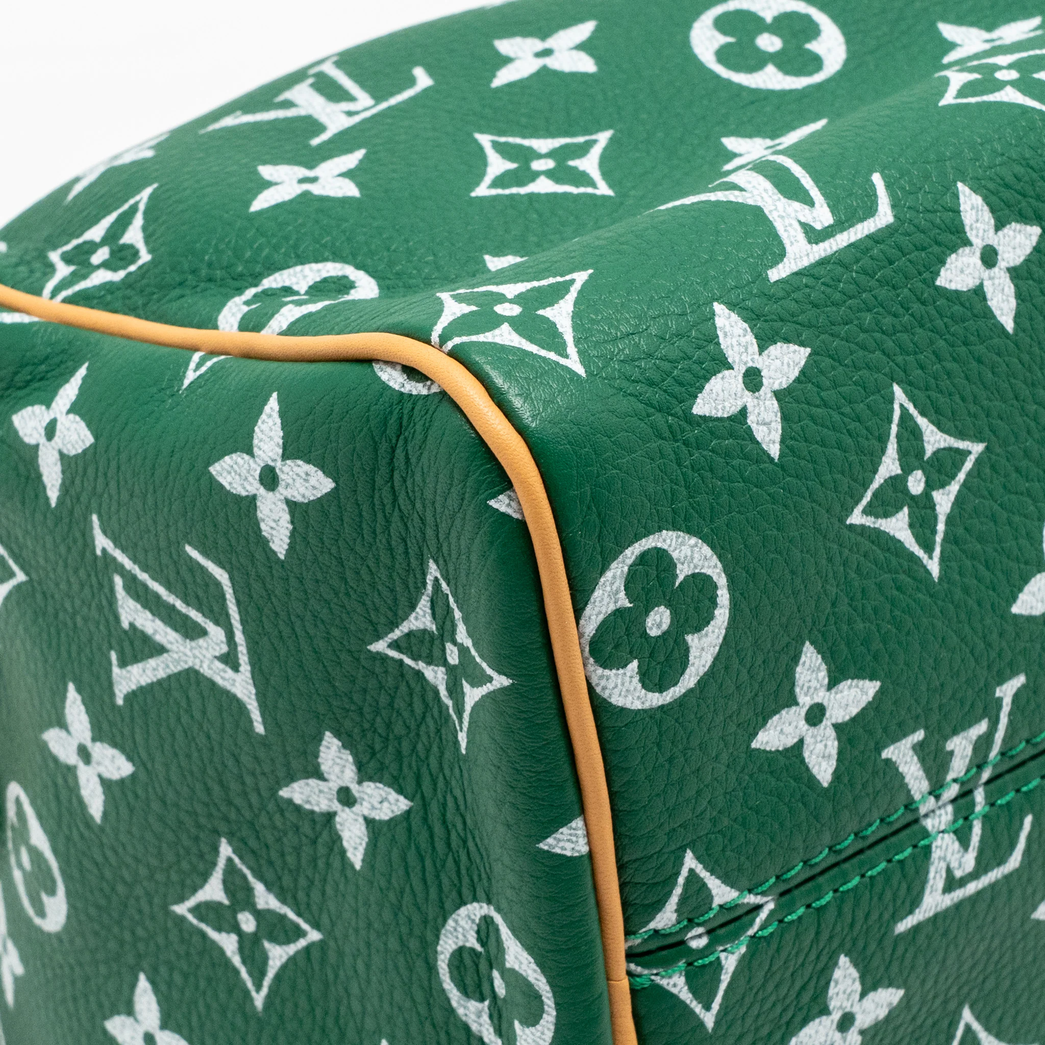 Louis Vuitton Speedy P9 Bandouliere 25 Soft Calfskin Green GHW - Image 7