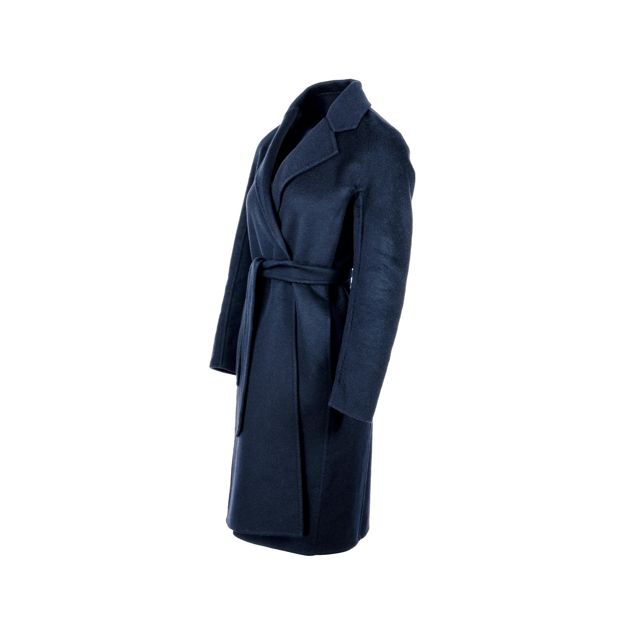 Max Mara Size 32 Goloso Coat Cashmere Navy - Image 2