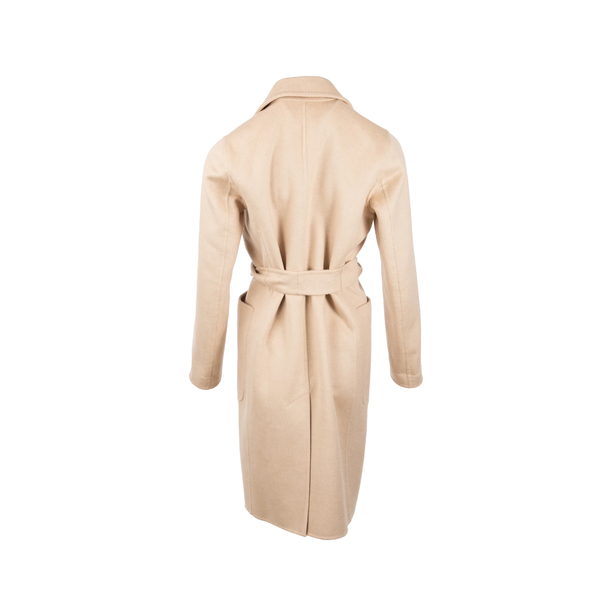 Max Mara size 38 Elis long robe coat camelwool light brown - Image 2