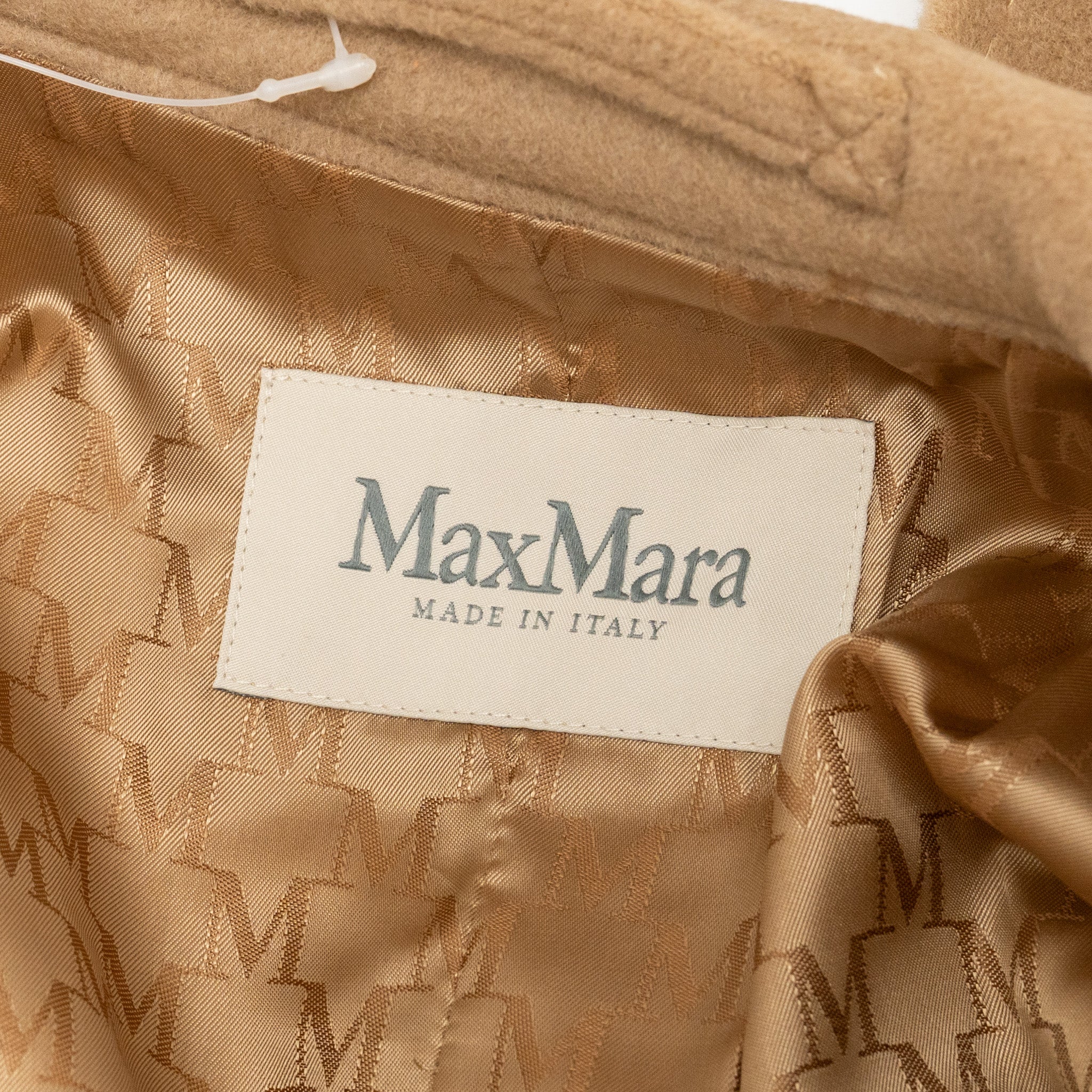 Maxmara Size 38 Long Icon Coat Ecru Wool/Cashmere - Image 5