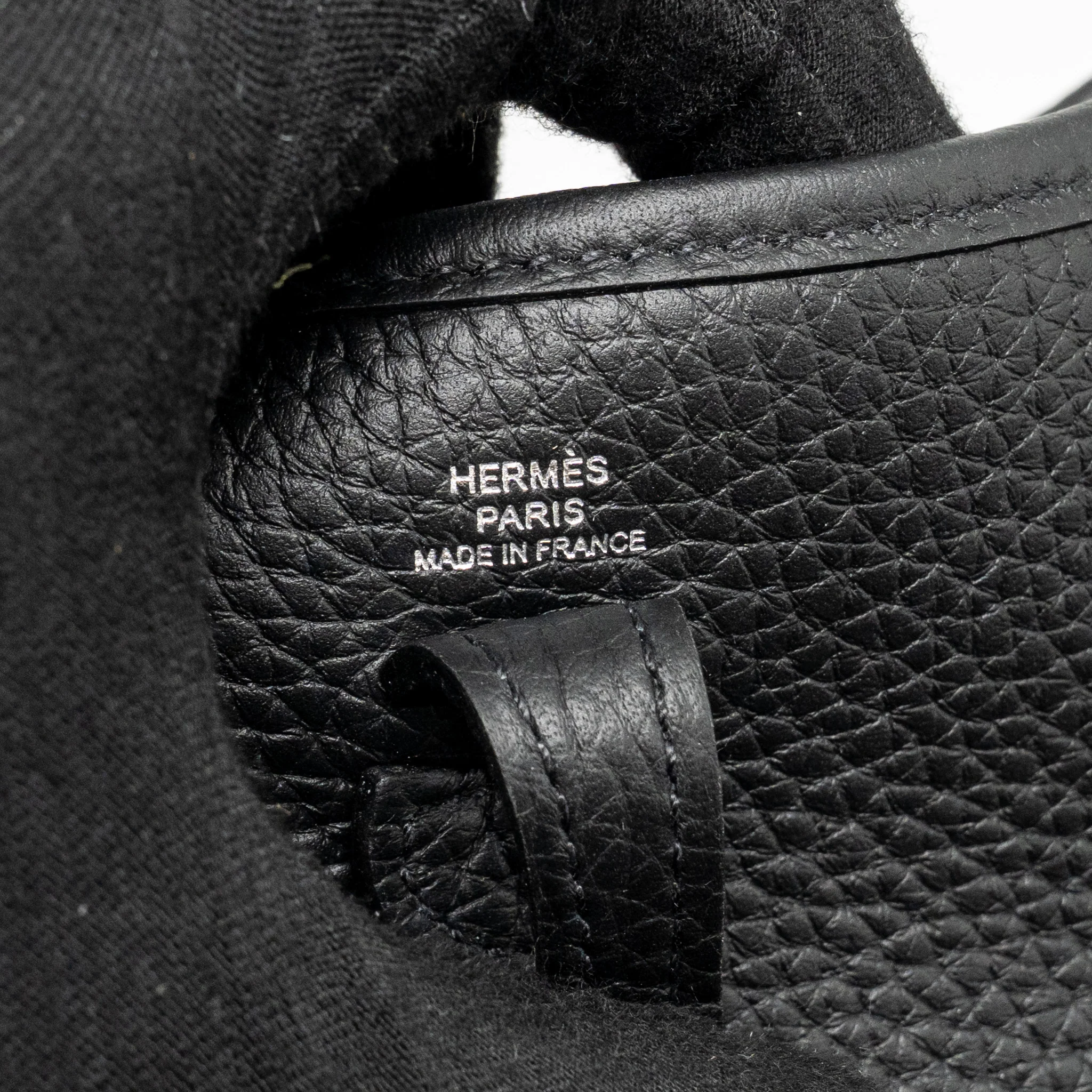 Hermes Mini Evelyne clemence black SHW Stamp W - Image 12