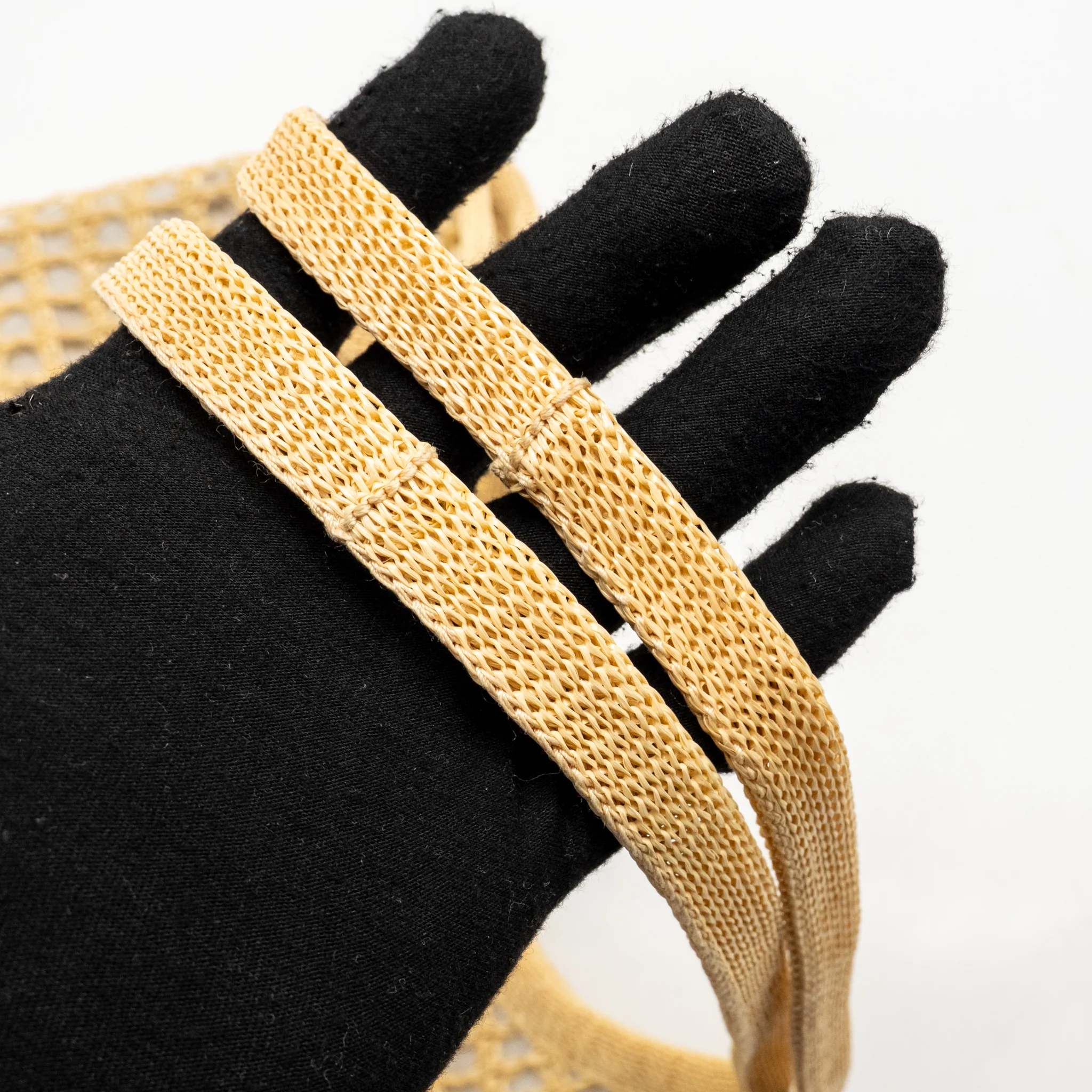 Miu Miu Ivy Bag Raffia-effect/Linen Natural - Image 9