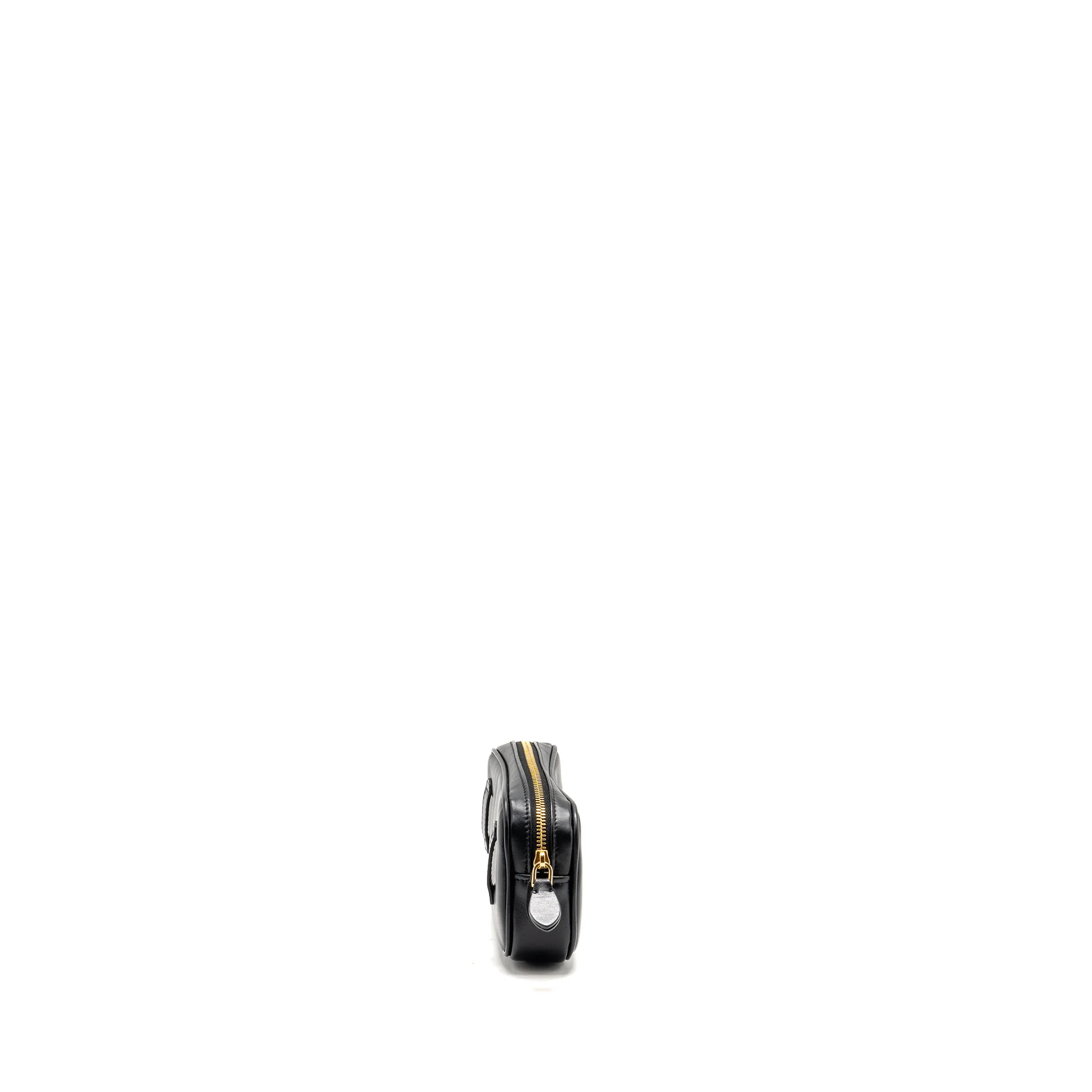 Miu Miu Size 75 mini belt bag soft calfskin black GHW - Image 4