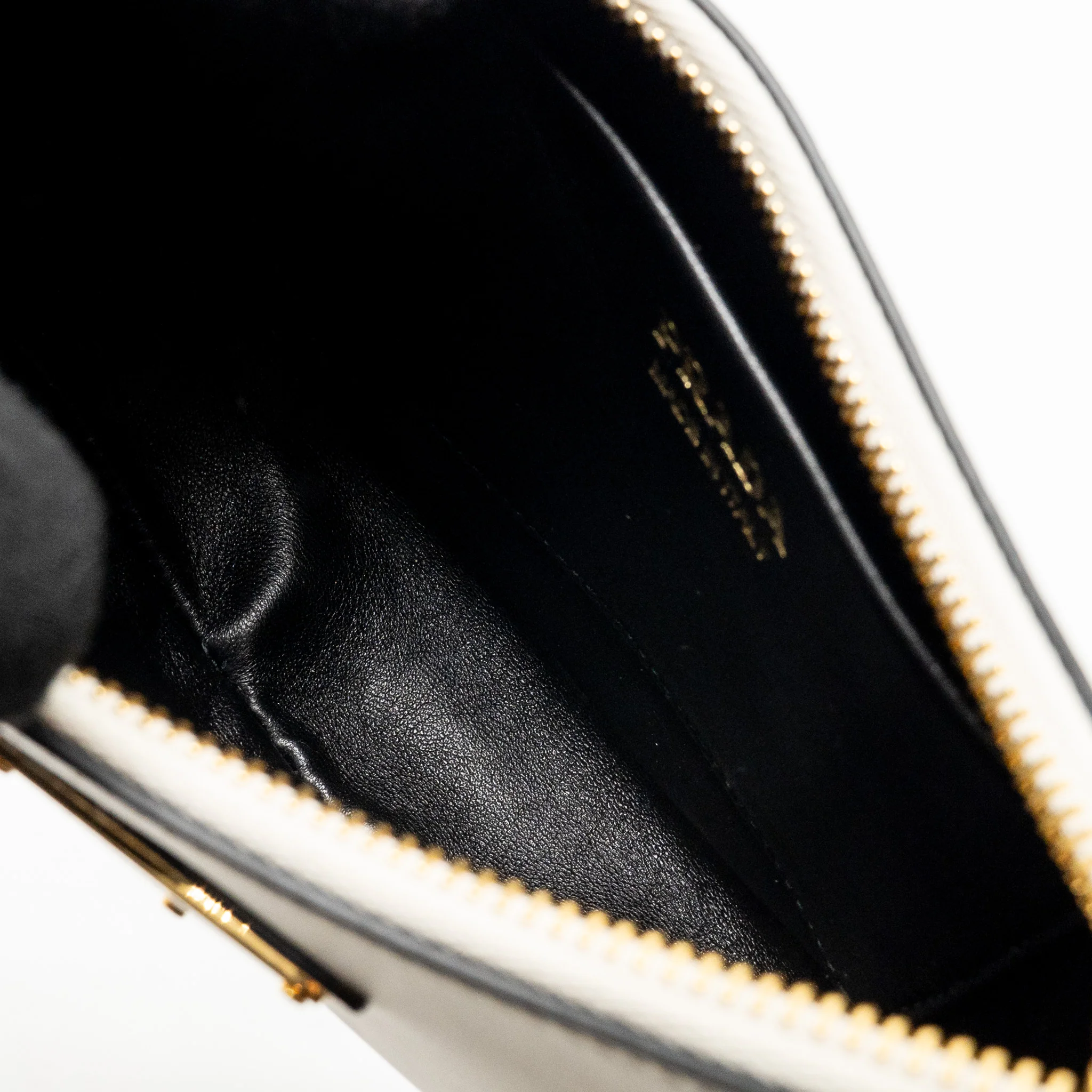 Prada Arqué Small Shoulder Bag Calfskin White GHW - Image 13