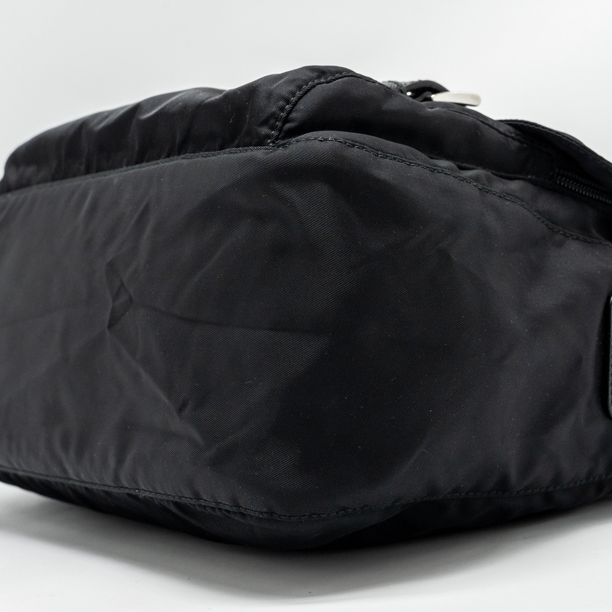 Prada Messenger Bag Re-Nylon Black SHW - Image 7