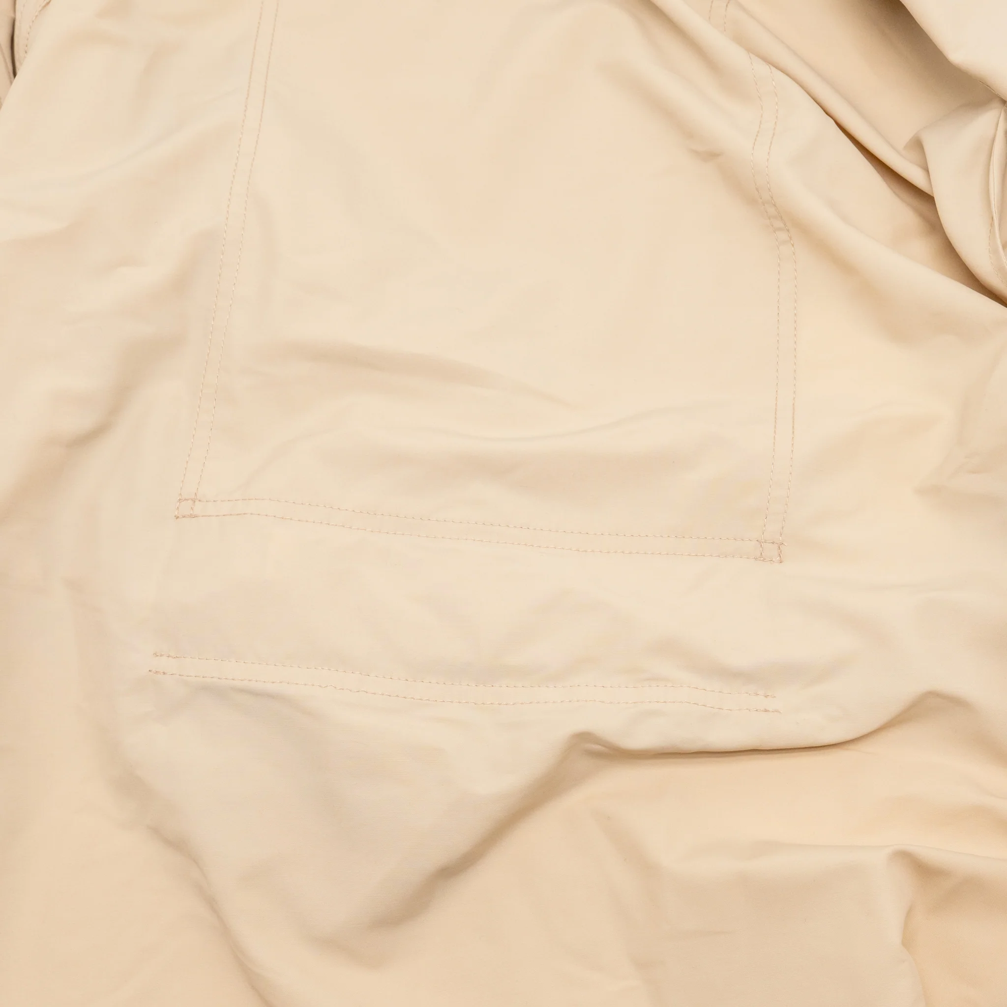 Hermes Size 34 Long Shirt Jacket Dress Virgin Wool/Polyamid Beige SHW - Image 6