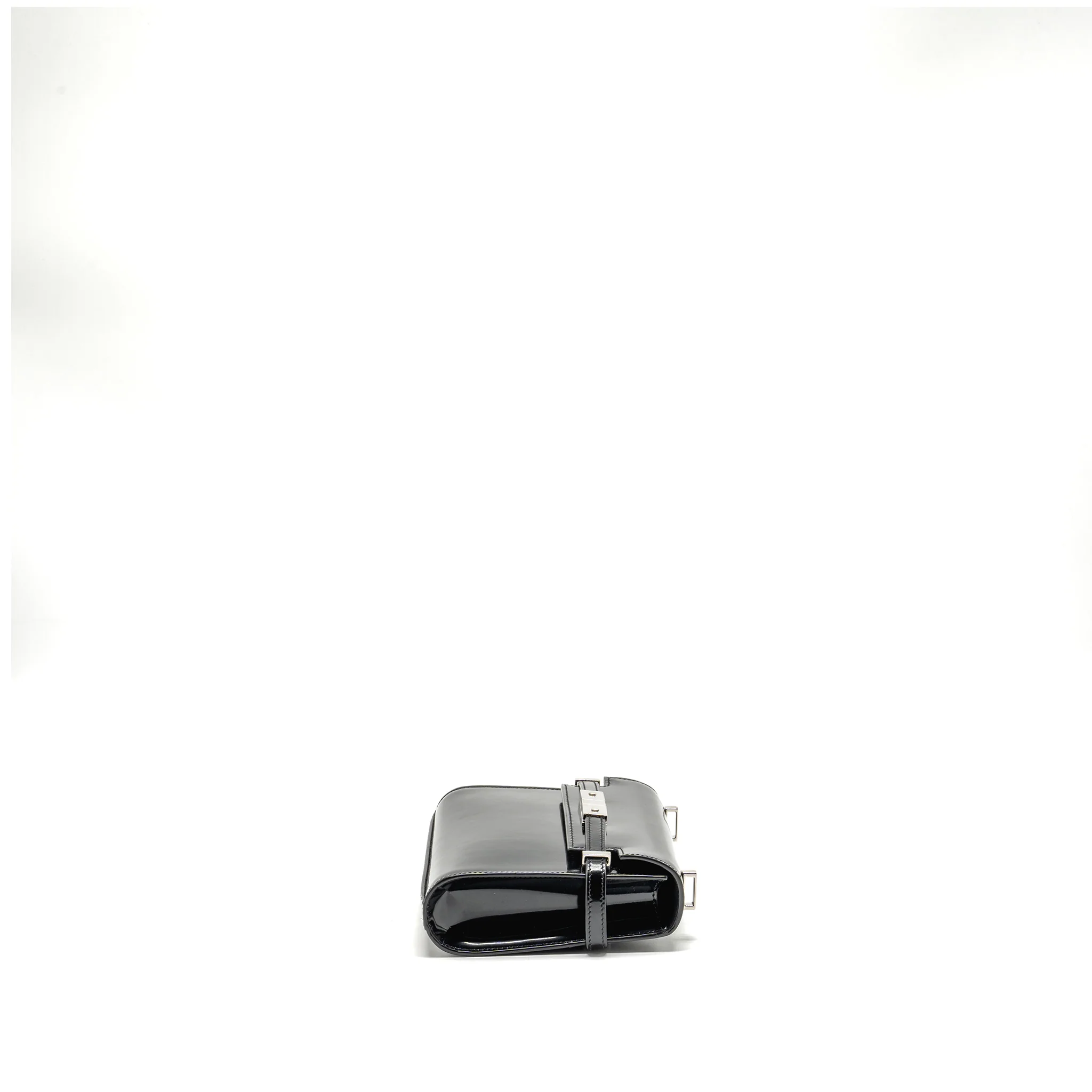 Saint laurent mini manhattan shoulder bag shiny calfskin black SHW - Image 3
