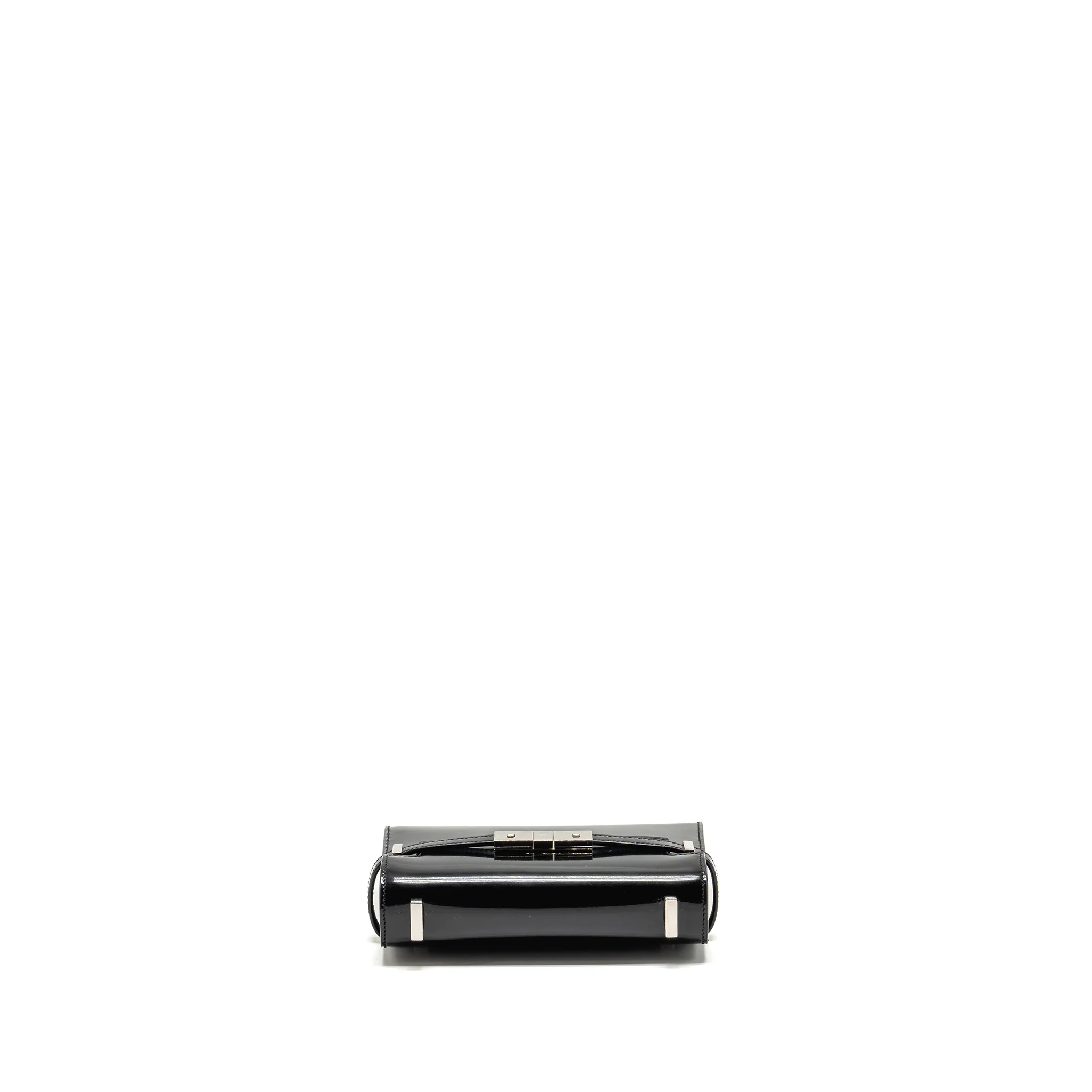 Saint laurent mini manhattan shoulder bag shiny calfskin black SHW - Image 4