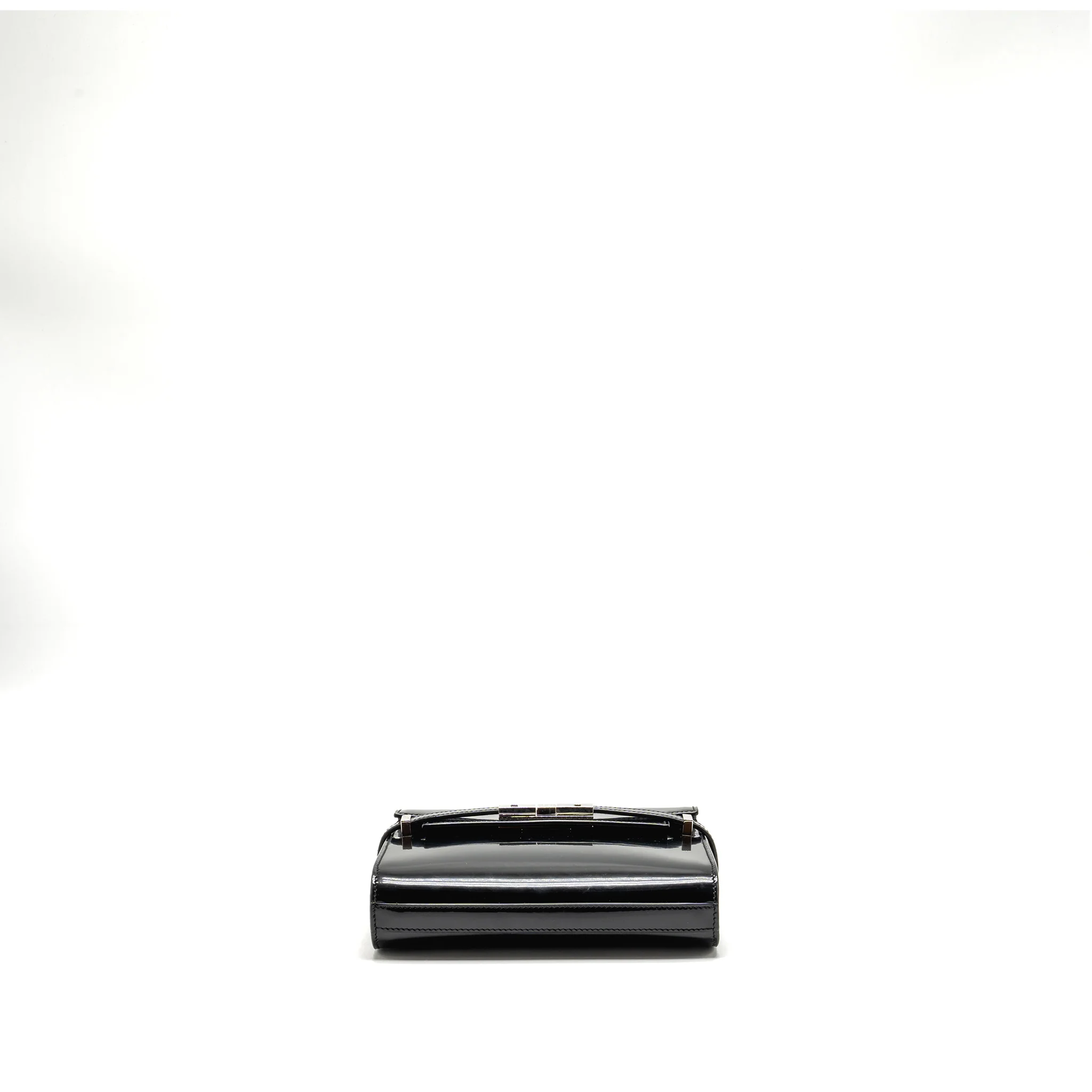 Saint laurent mini manhattan shoulder bag shiny calfskin black SHW - Image 5