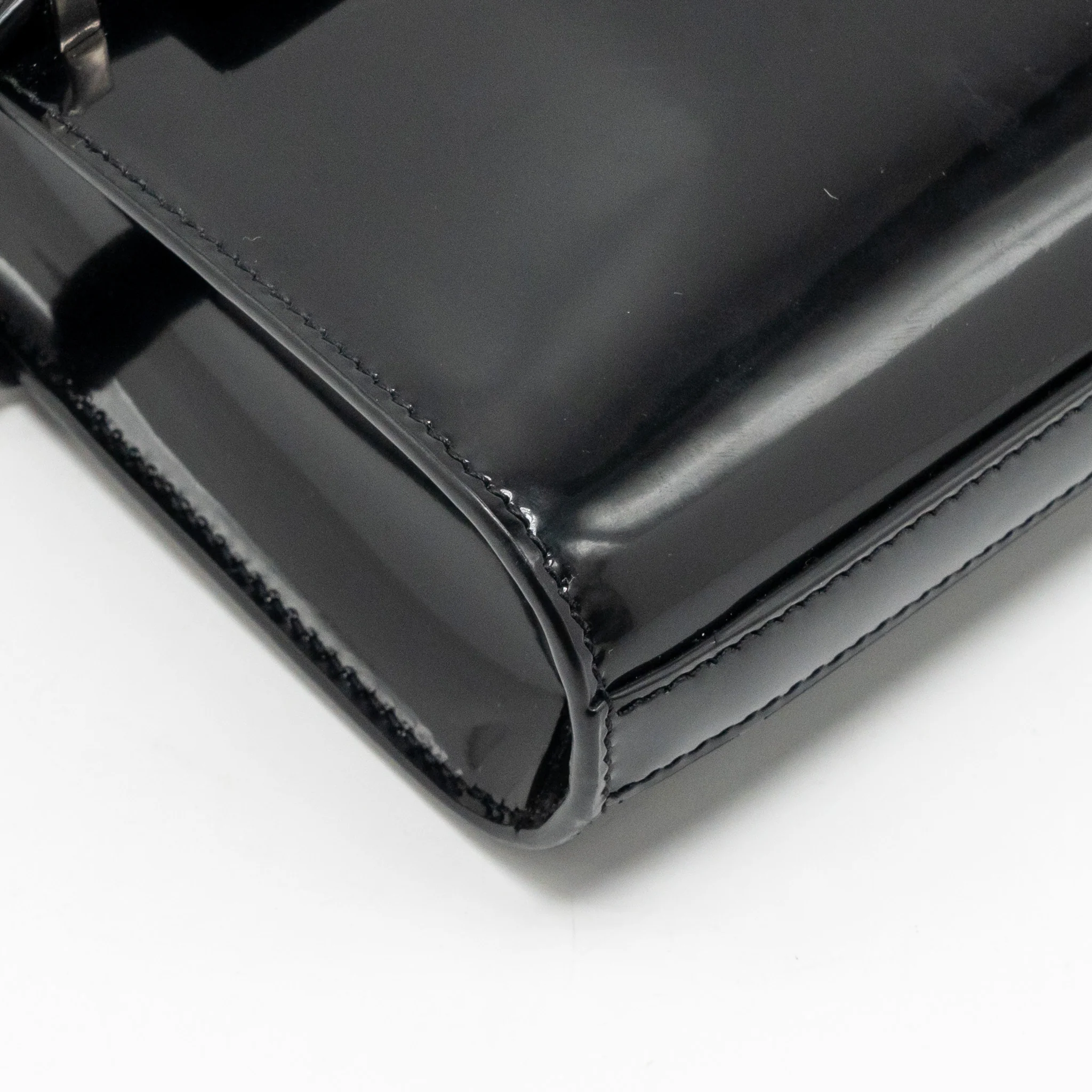 Saint laurent mini manhattan shoulder bag shiny calfskin black SHW - Image 6