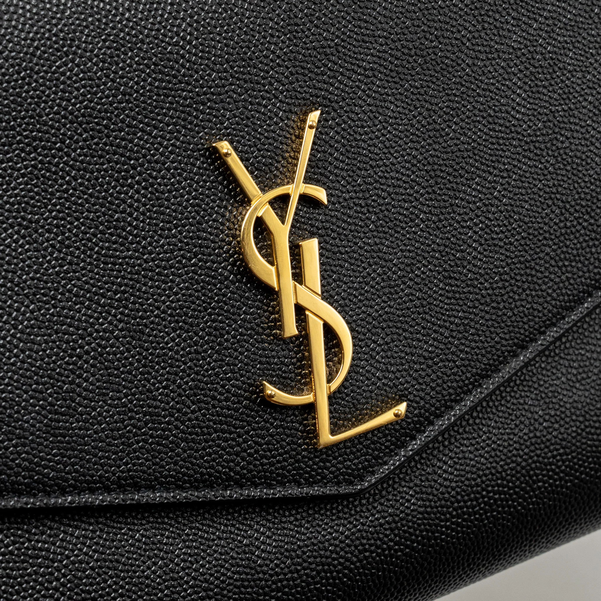 Saint Laurent/YSL Mini Uptown crossbody bag calfskin black GHW - Image 11